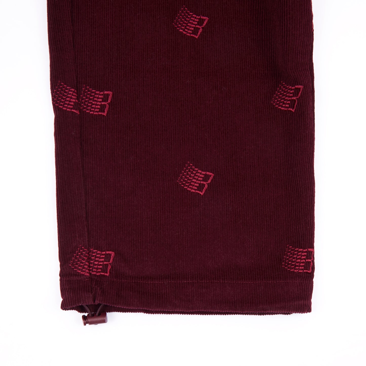 EMBROIDERED SYNCH CORDS MAROON