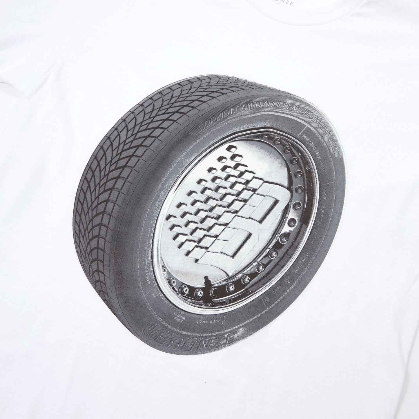 RIM TEE WHITE