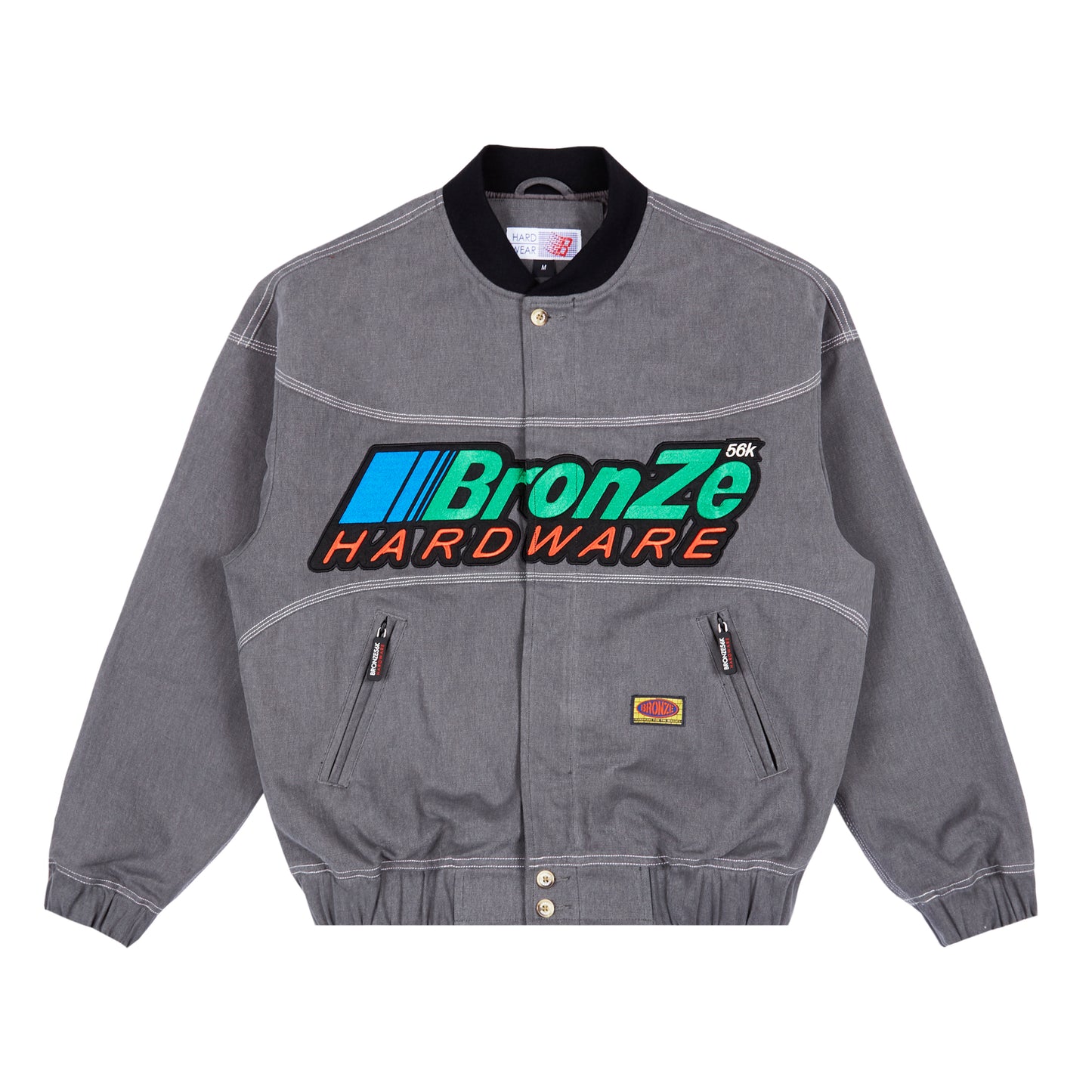 PITCREW BOMBER JACKET GREY