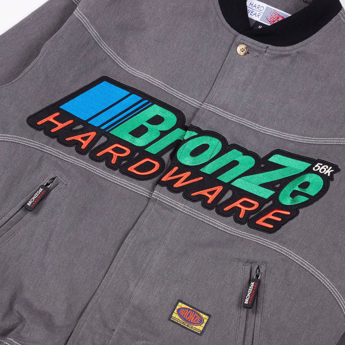 PITCREW BOMBER JACKET GREY
