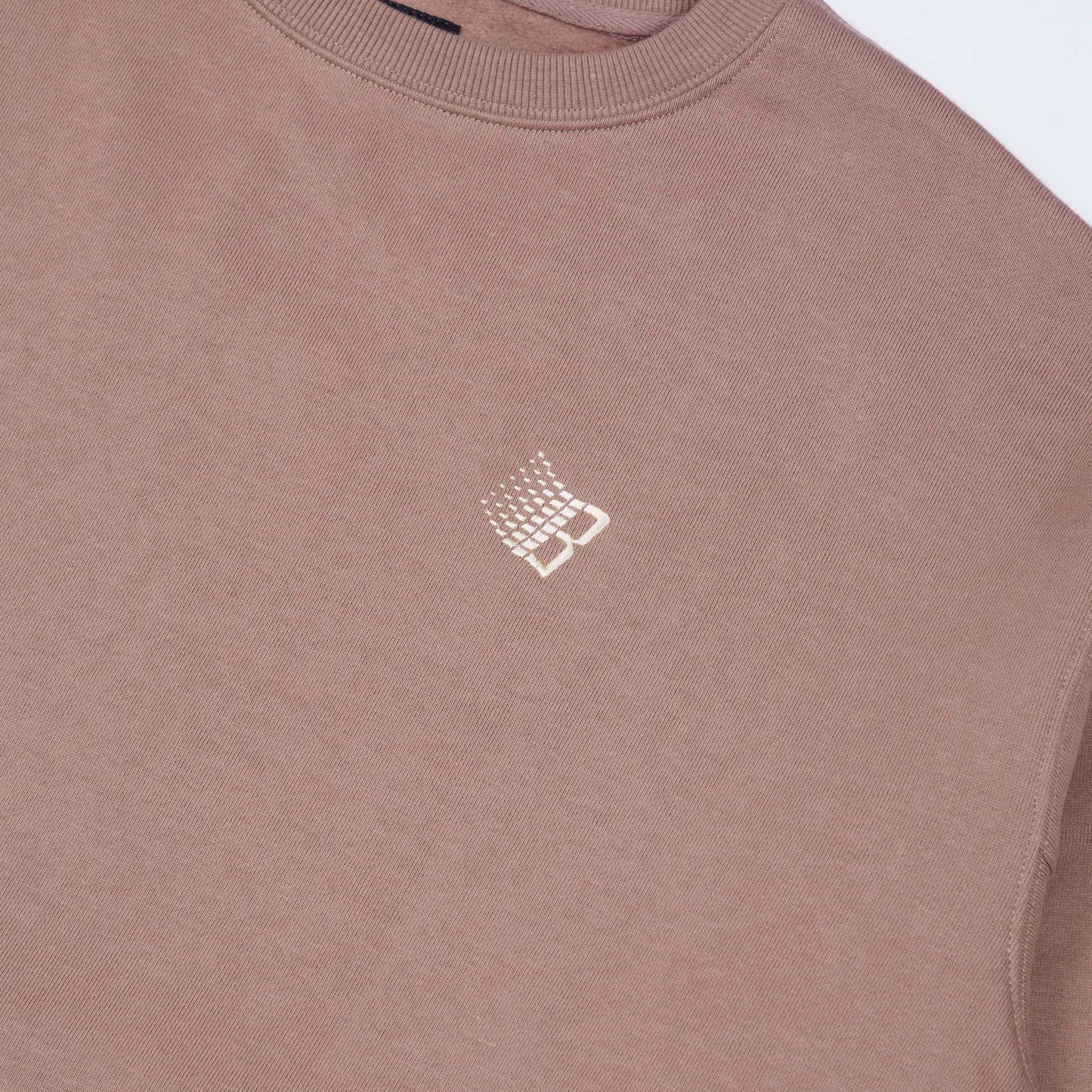 LOGO CREWNECK LIGHT BROWN