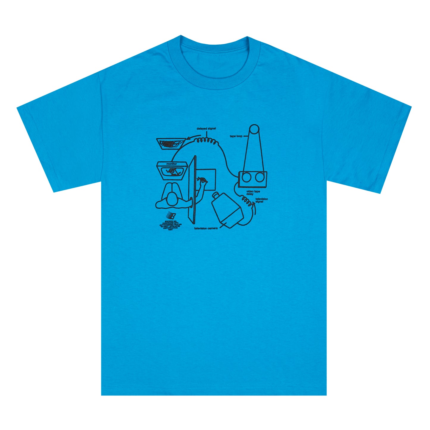 AUTHORIZED DEALER TEE TURQUOISE