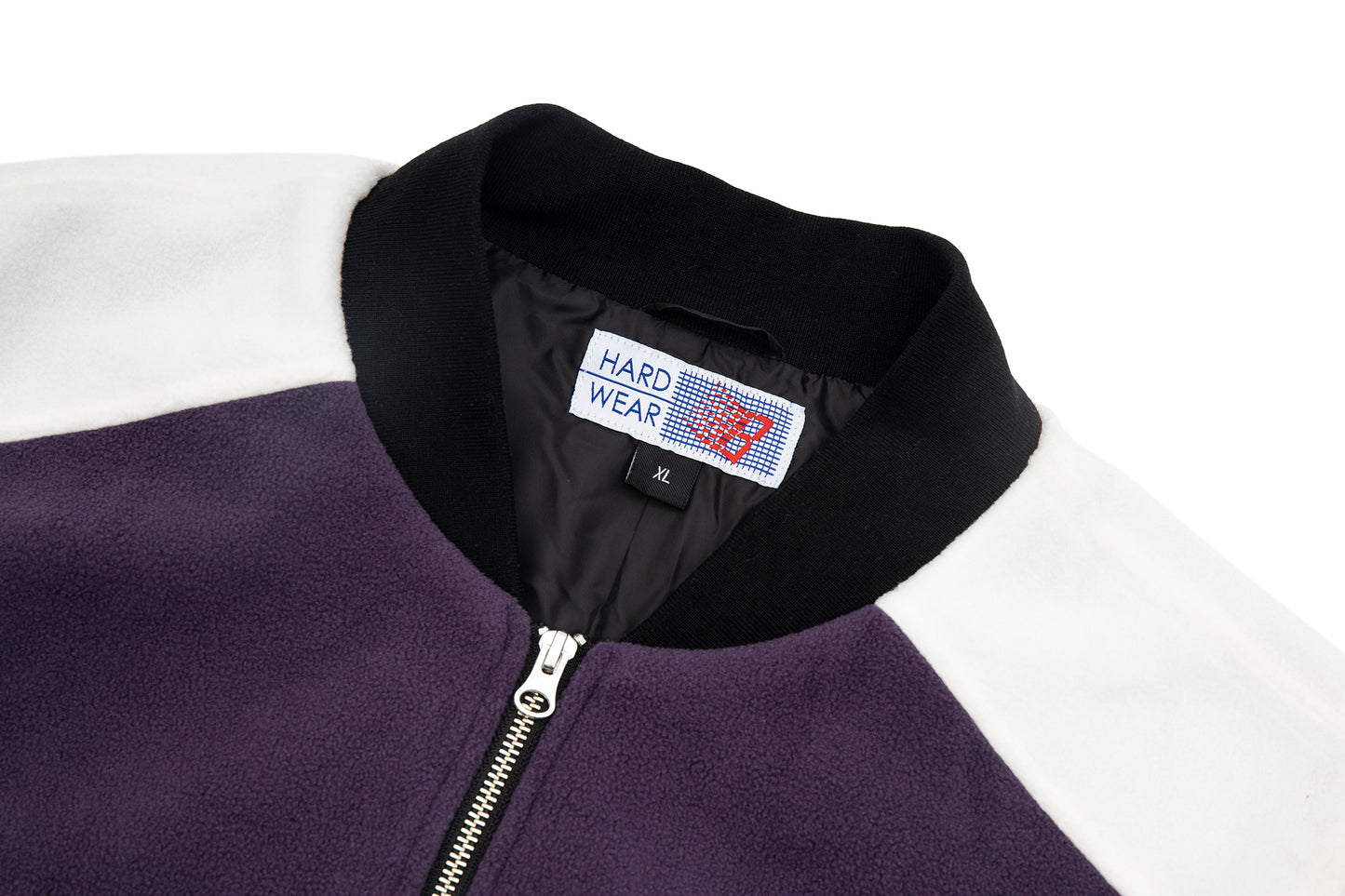 B BALL FLEECE BOMBER PURPLE