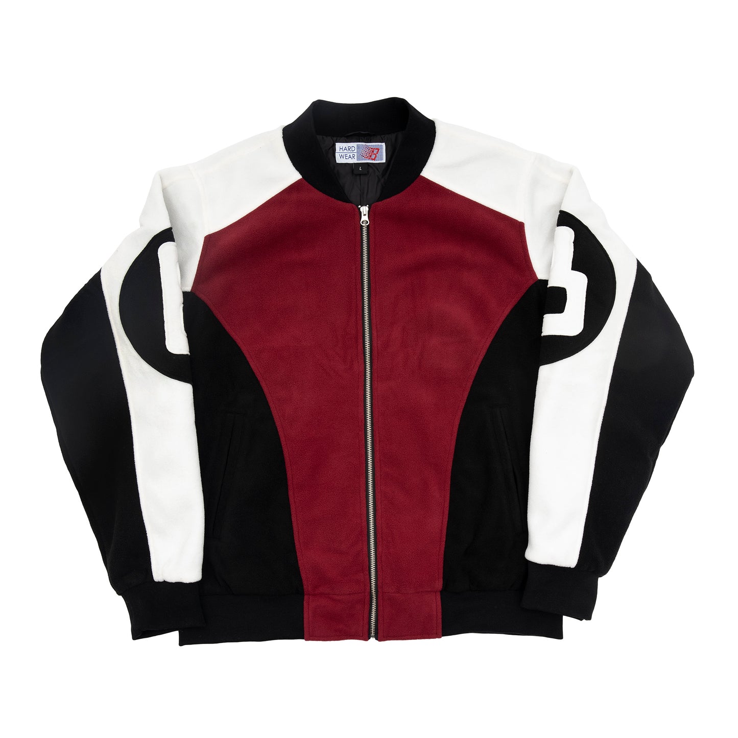 B BALL FLEECE BOMBER RED