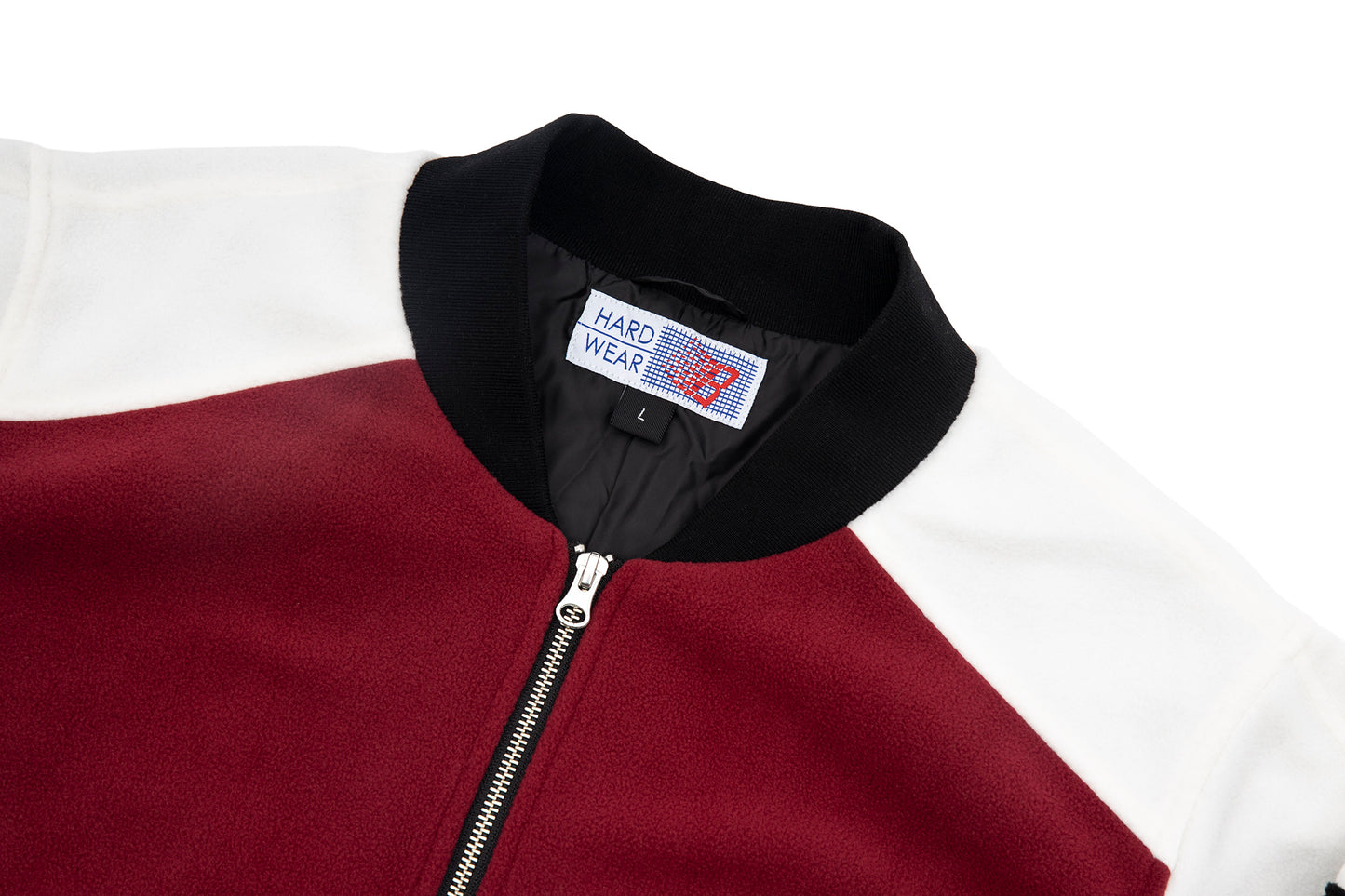 B BALL FLEECE BOMBER RED