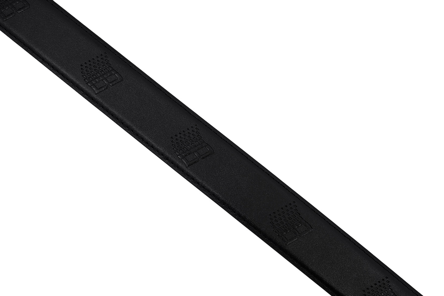 LOGO LEATHER BELT BLACK