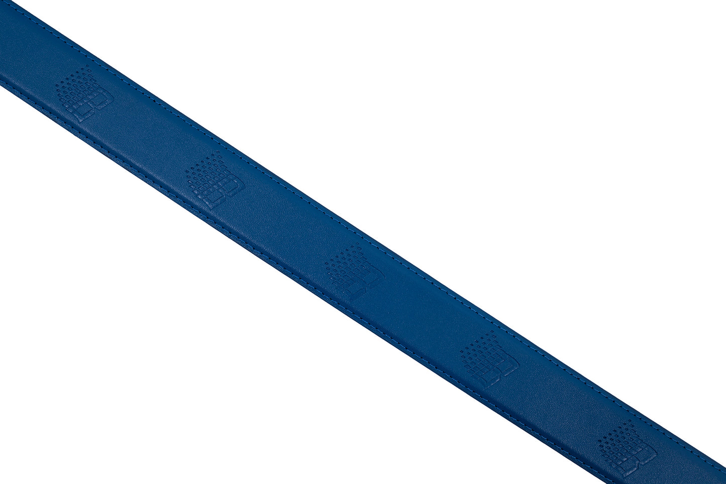 LOGO LEATHER BELT BLUE