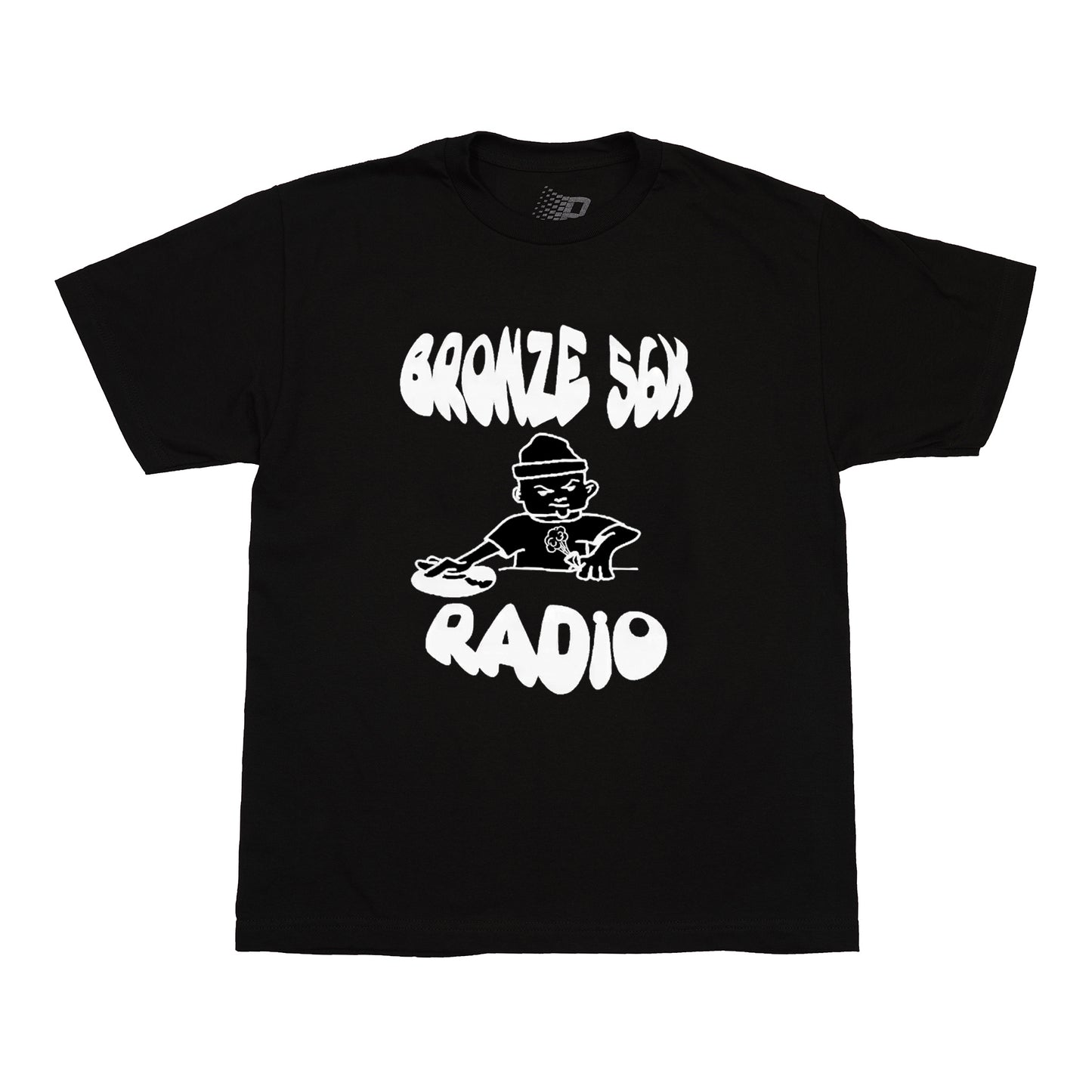 BRONZE RADIO TEE BLACK