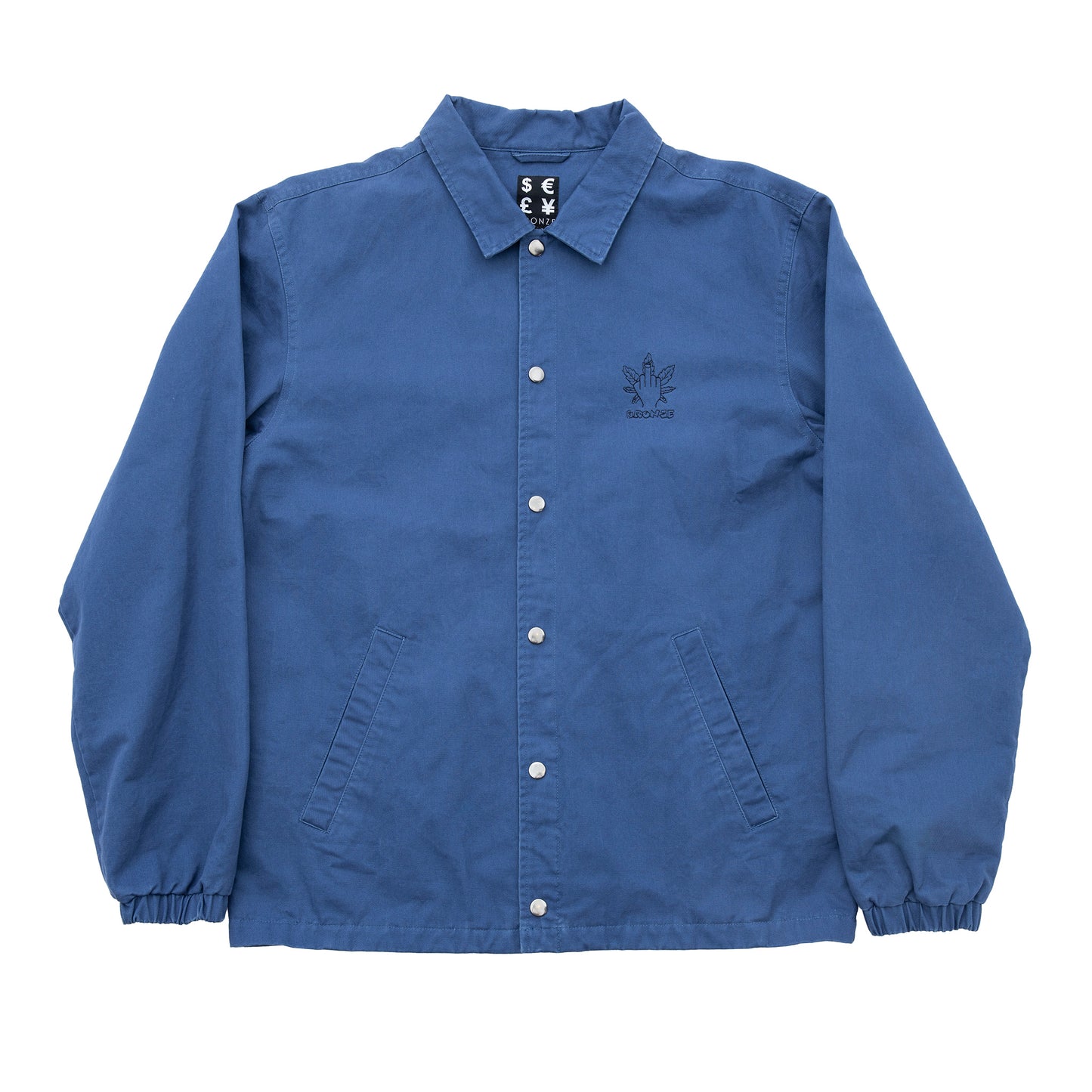 WEED FINGER COACH JACKET BLUE