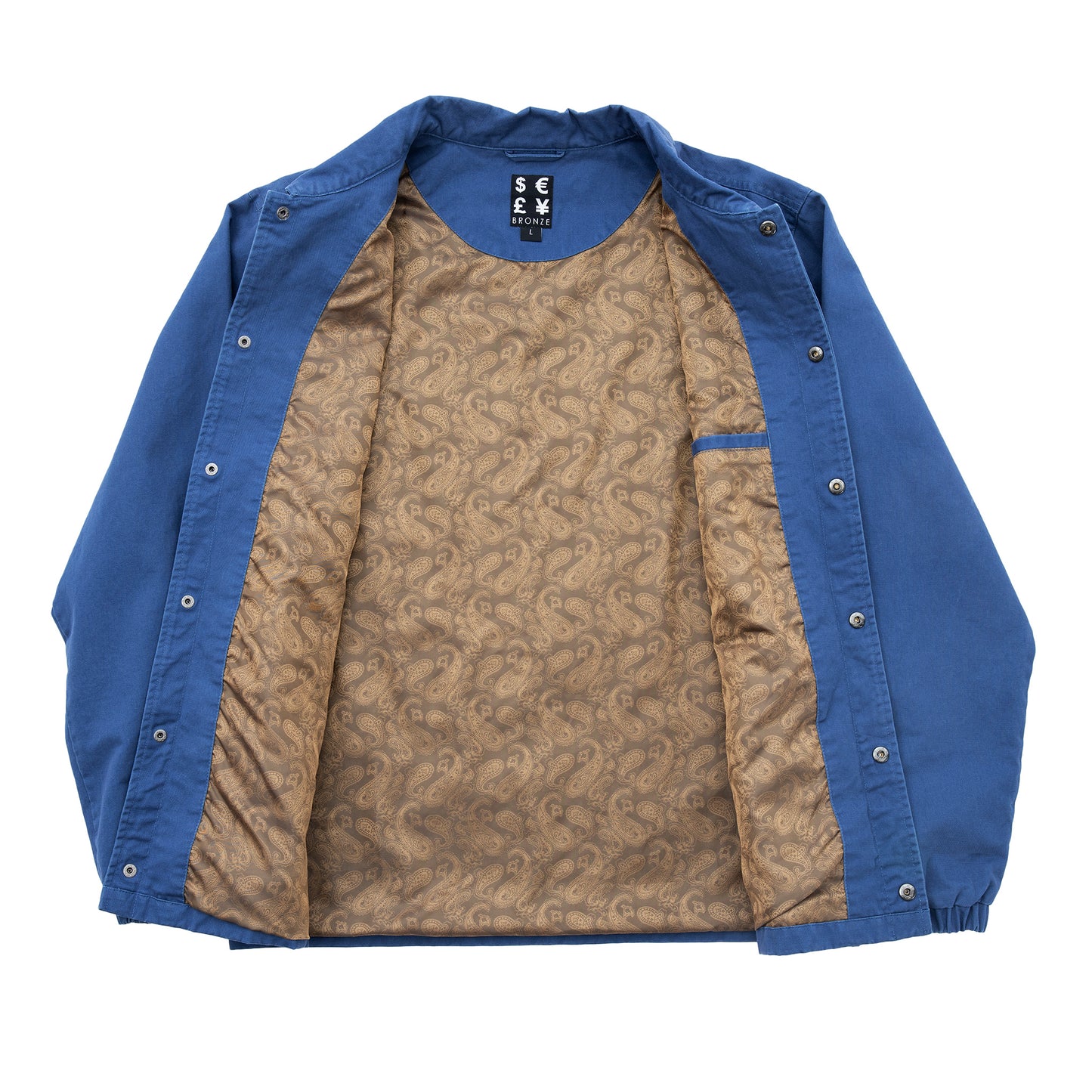 WEED FINGER COACH JACKET BLUE