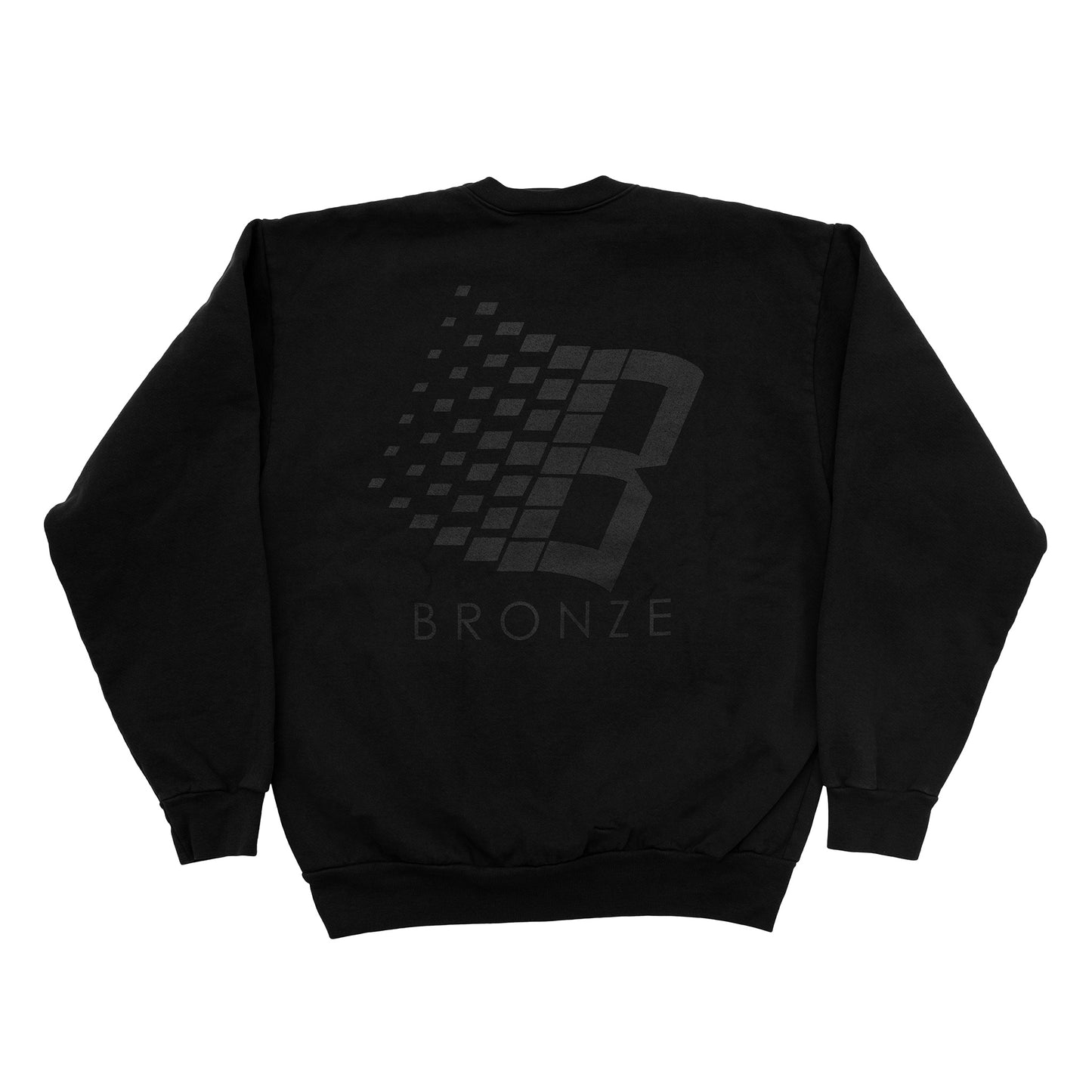 B LOGO CREWNECK OFF BLACK