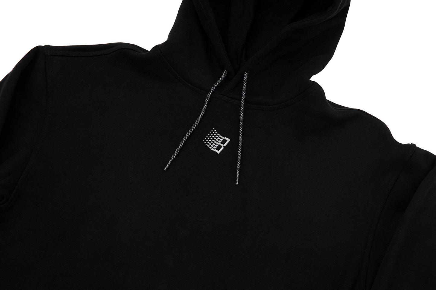 MICRO LOGO HOODY BLACK