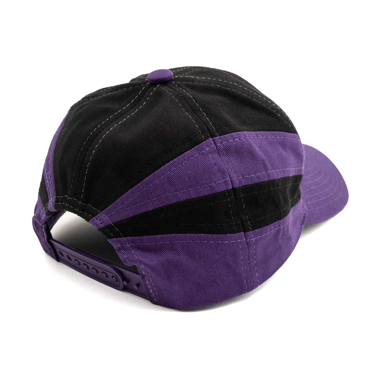 SPORTS SNAPBACK HAT BLACK/PURPLE