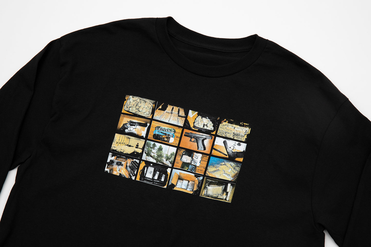 CONTRABAND L/S TEE BLACK