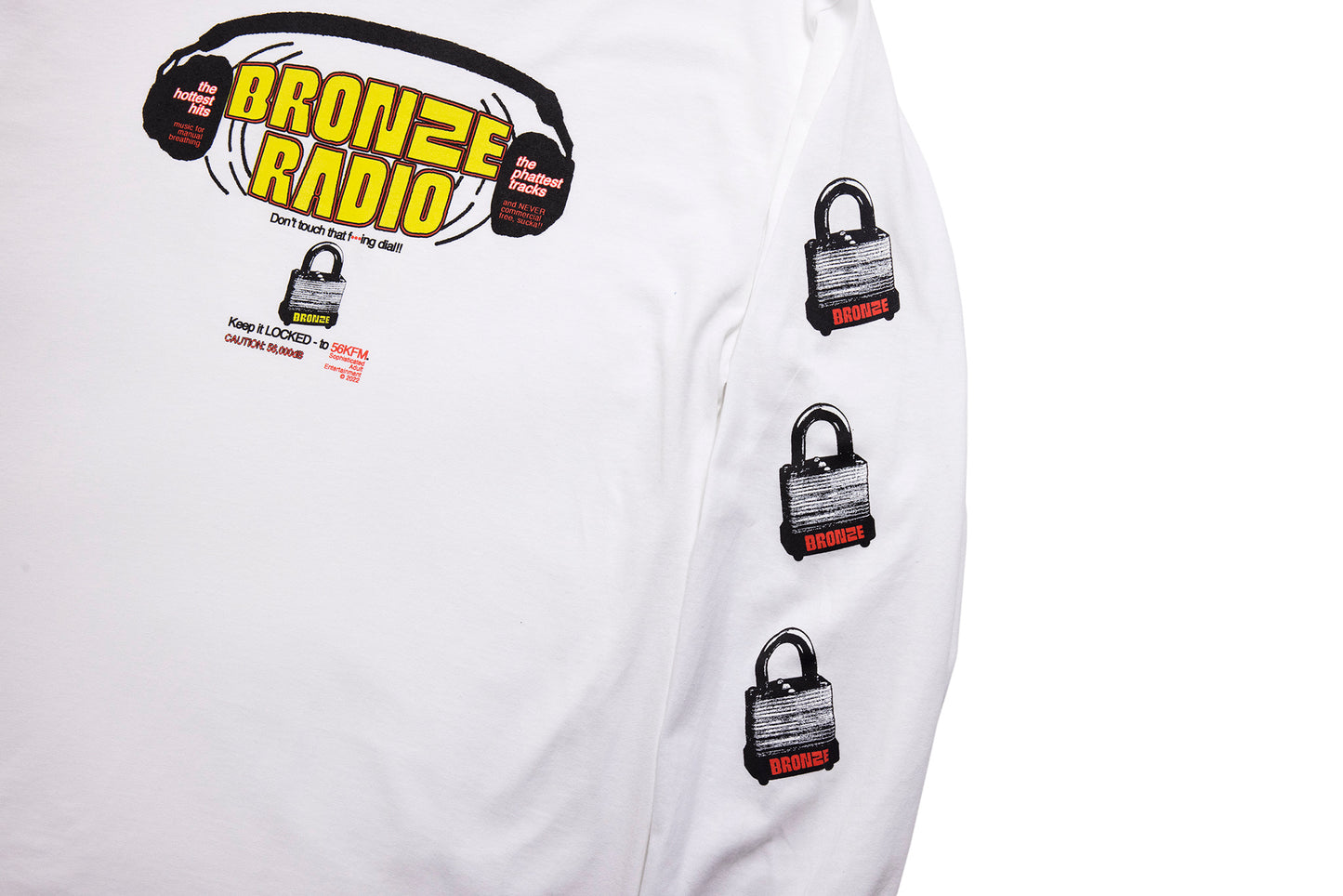 DONT TOUCH THAT FUCKING DIAL LONGSLEEVE WHITE