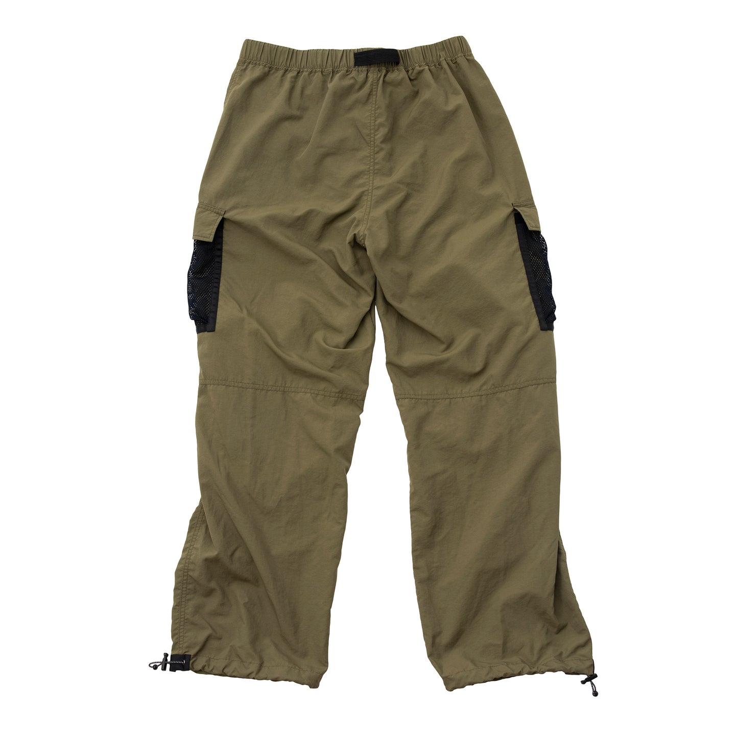MESH POCKET CARGO PANTS OLIVE