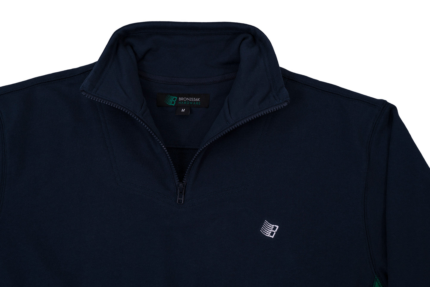 MICRODOSE 1/4 ZIP NAVY/GREEN