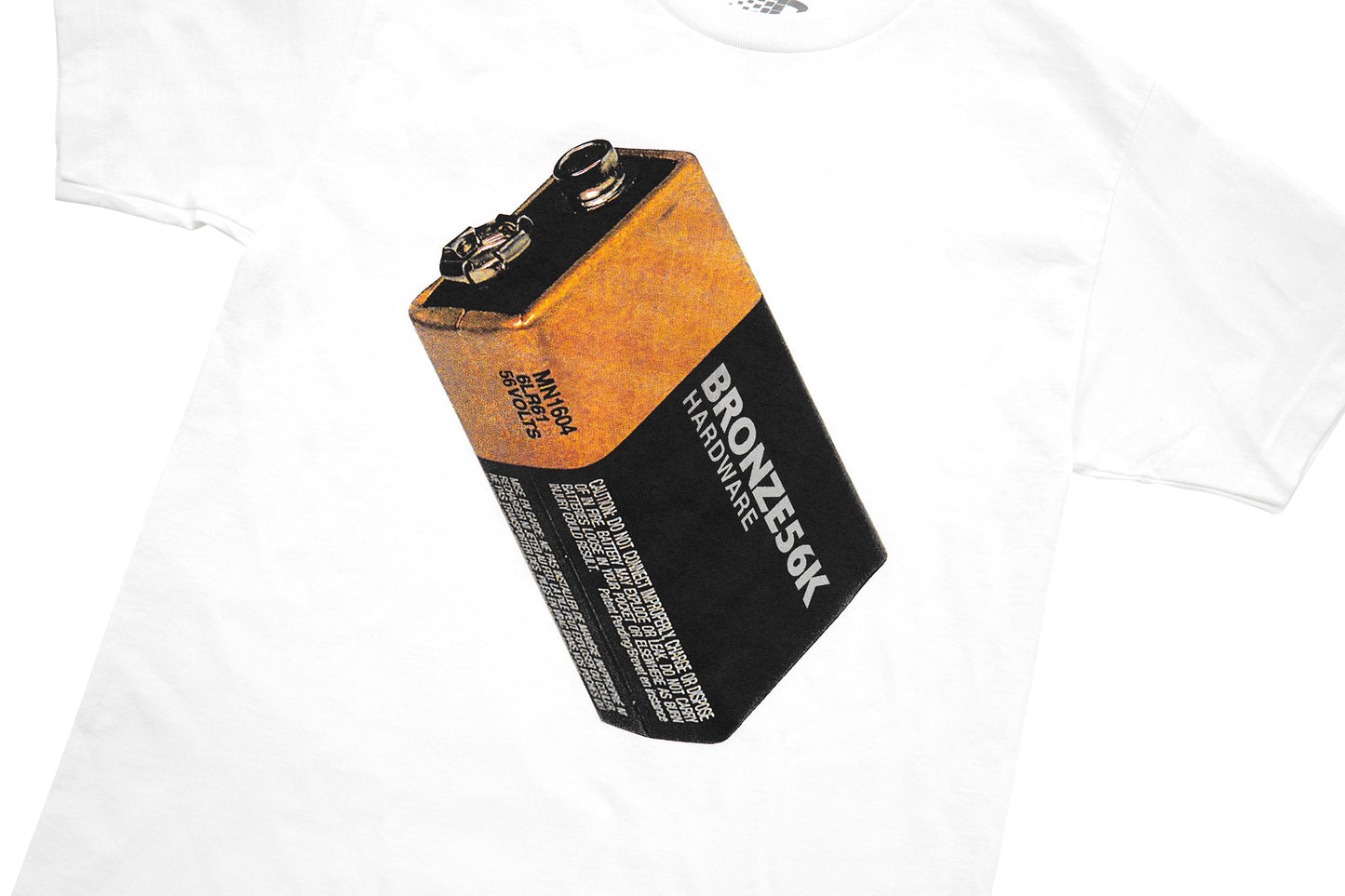 BATTERY TEE WHITE