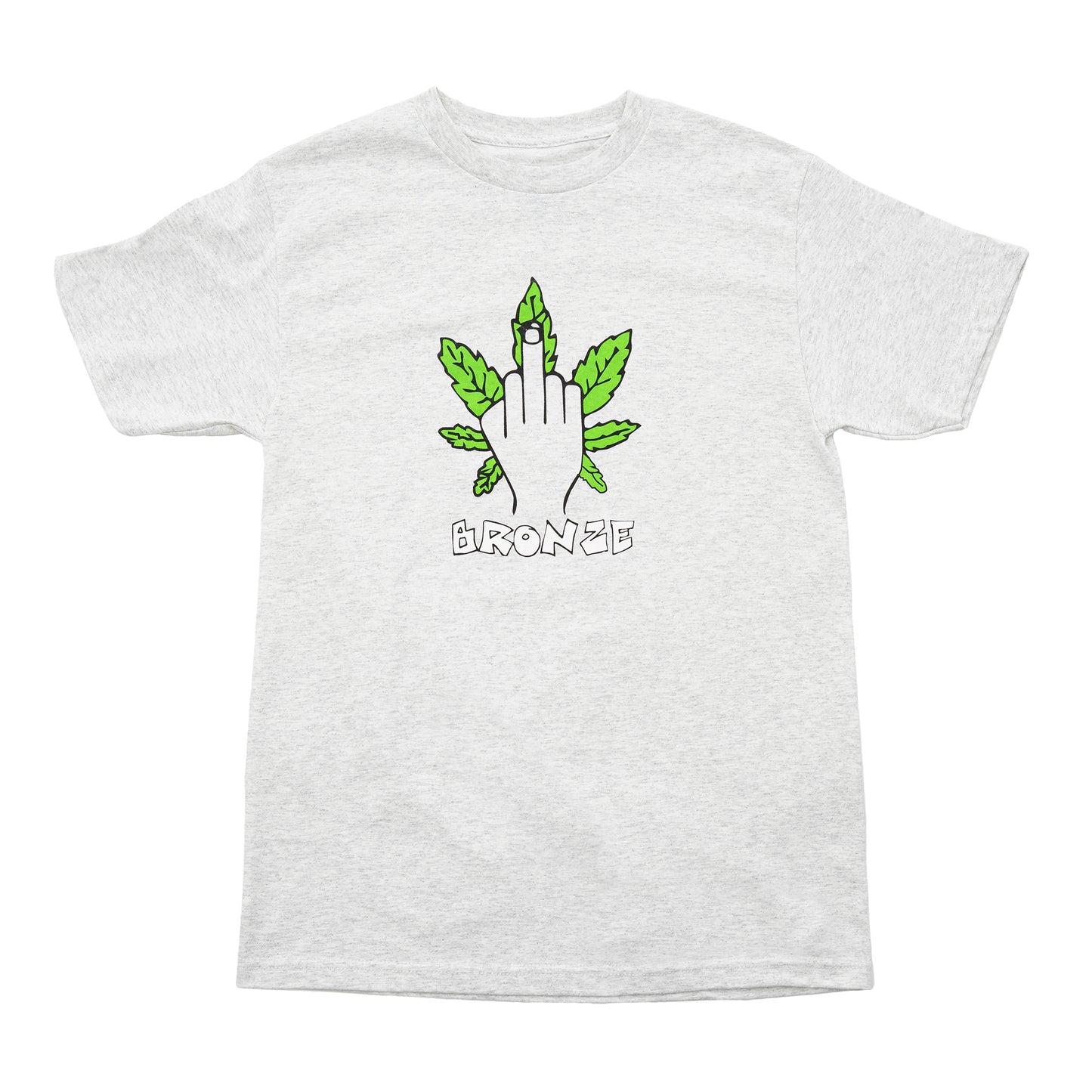 WEED FINGER TEE ASH