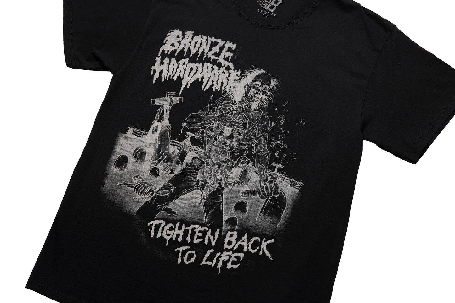 TIGHTEN BACK TO LIFE TEE BLACK