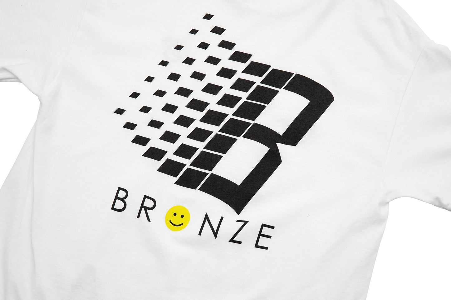 SMILEY B LOGO TEE WHITE