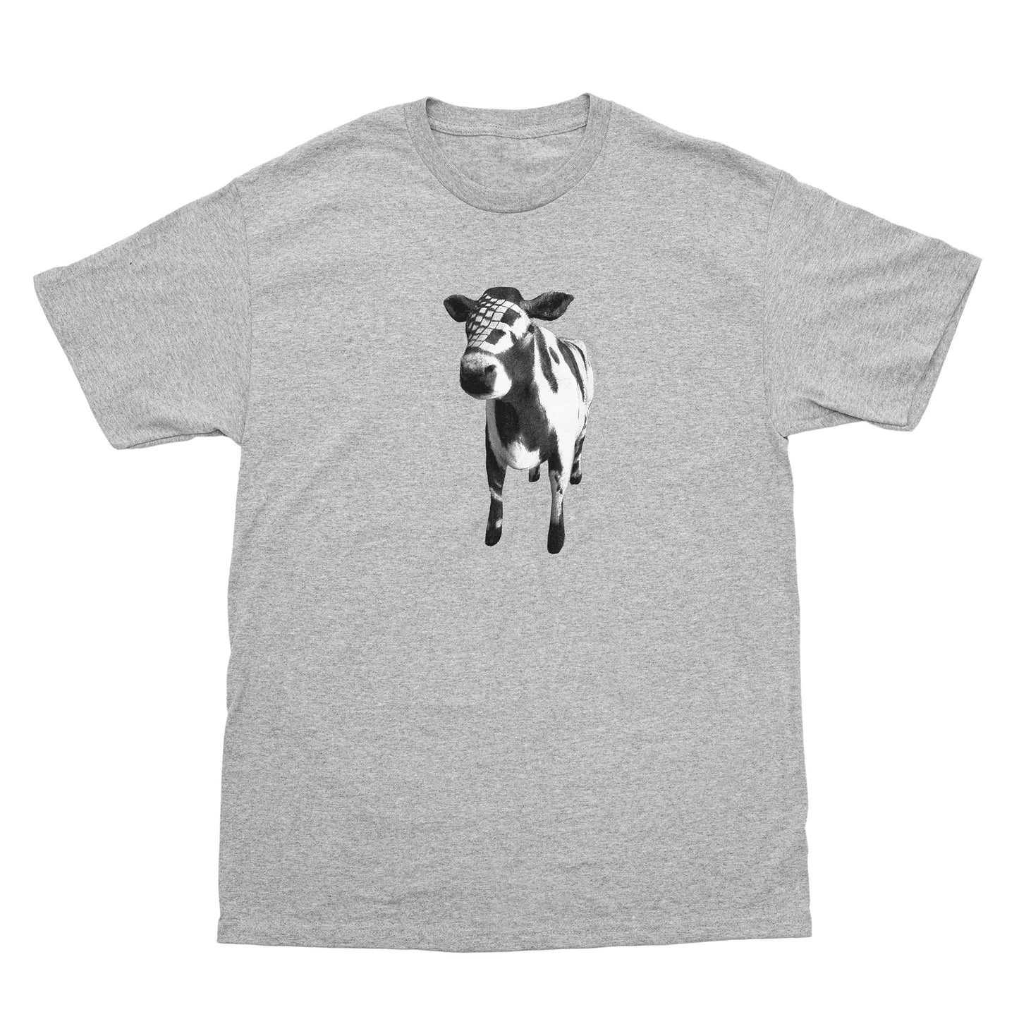 COW TEE HEATHER GREY