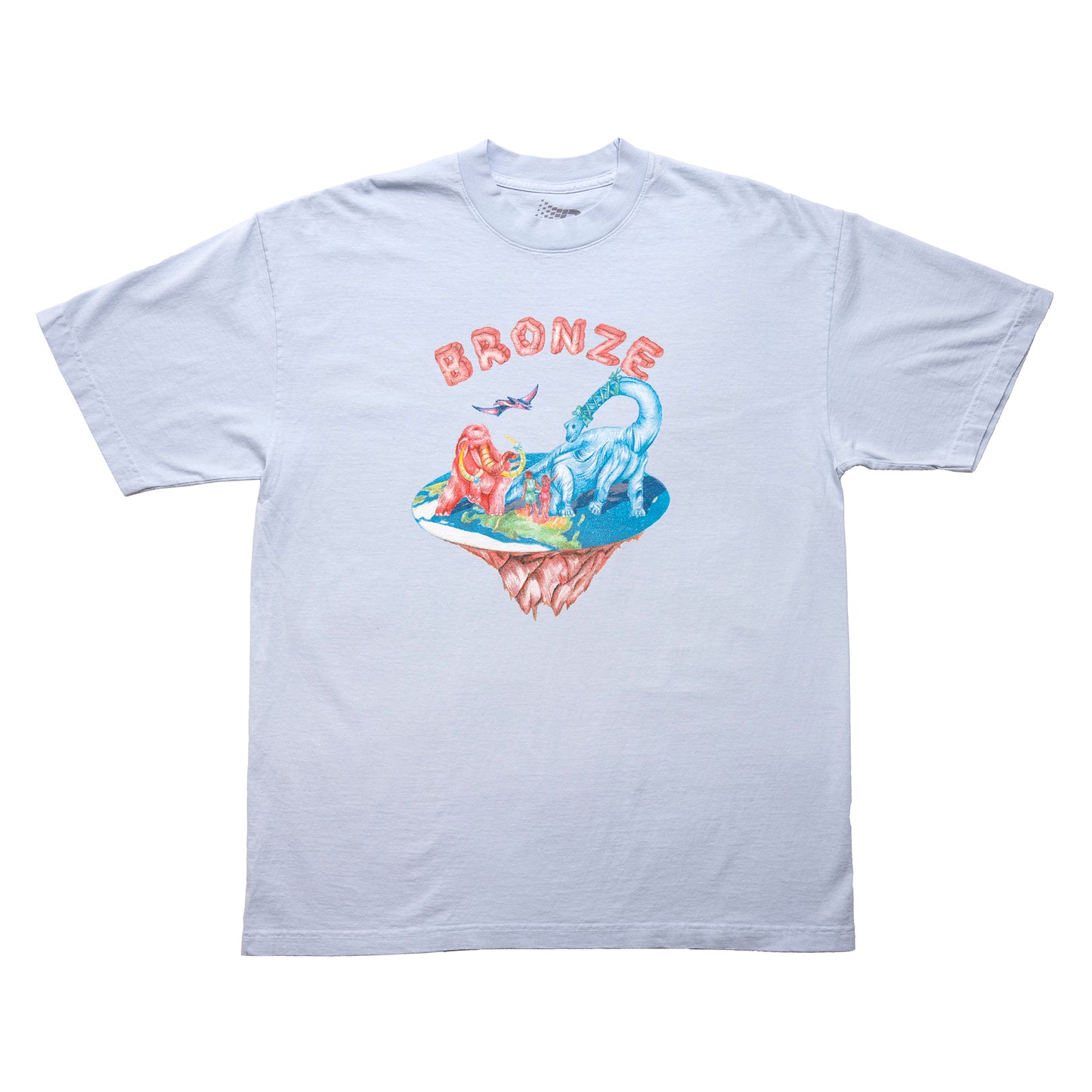FLAT EARTH TEE POWDER BLUE
