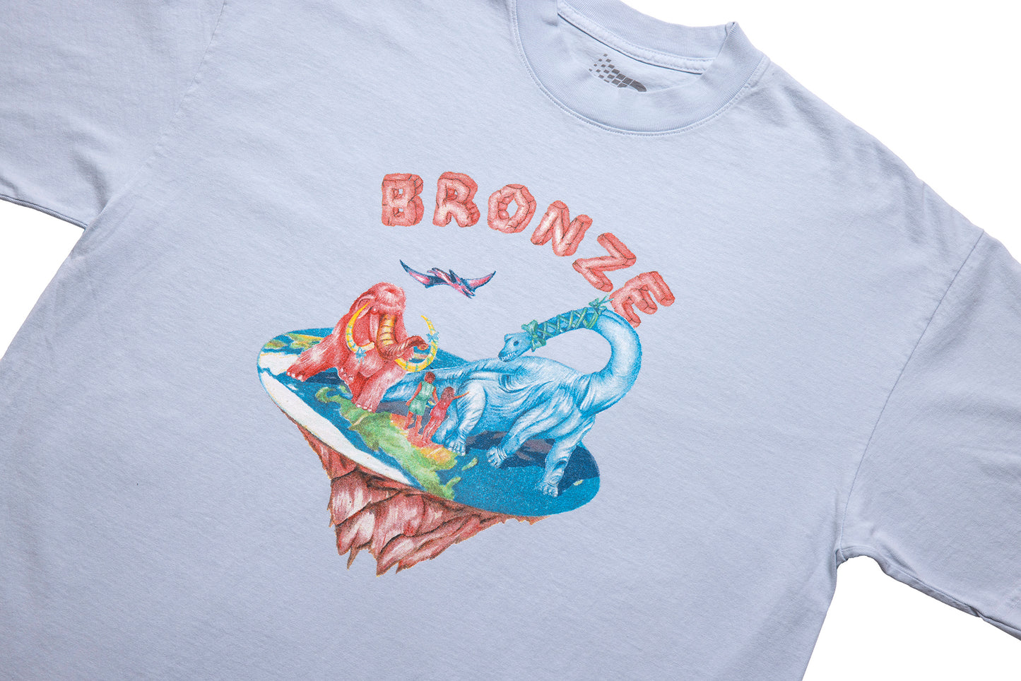 FLAT EARTH TEE POWDER BLUE