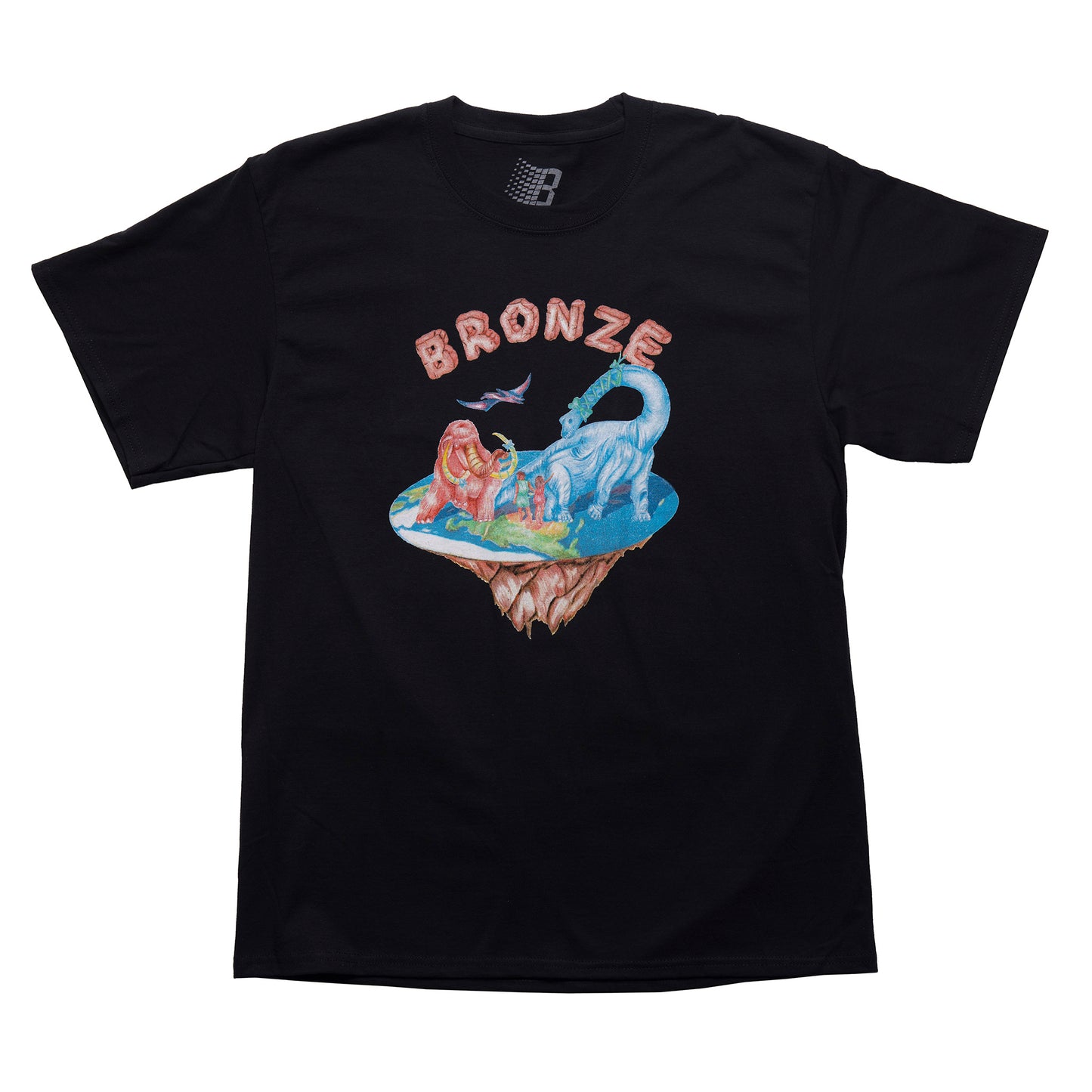 FLAT EARTH TEE BLACK
