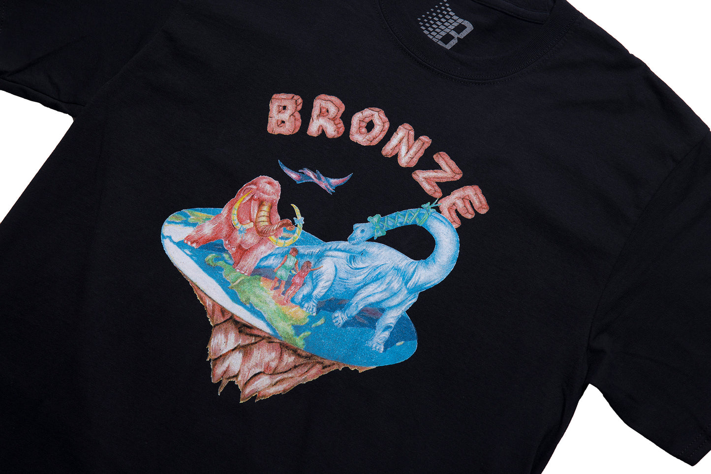 FLAT EARTH TEE BLACK