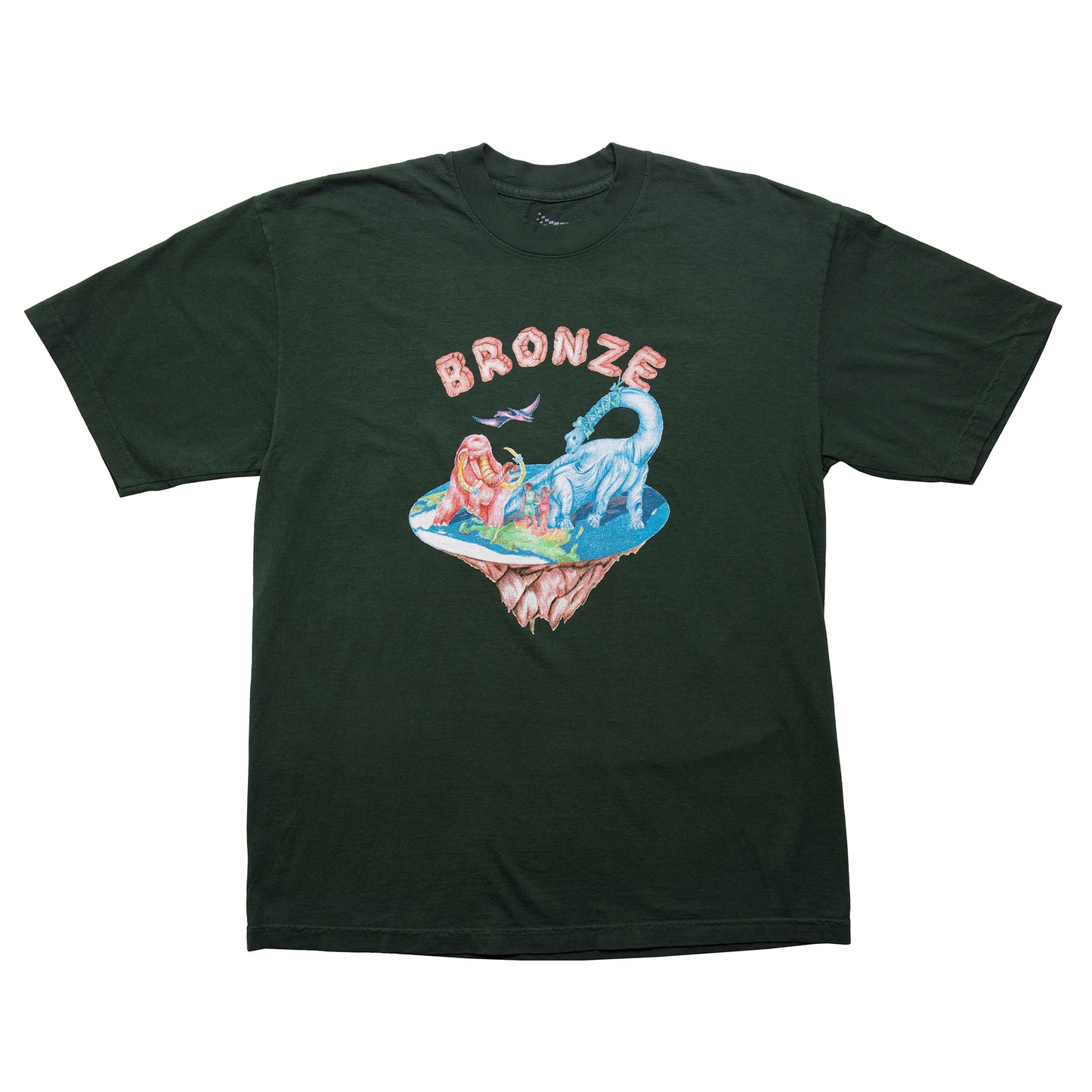 FLAT EARTH TEE FOREST GREEN