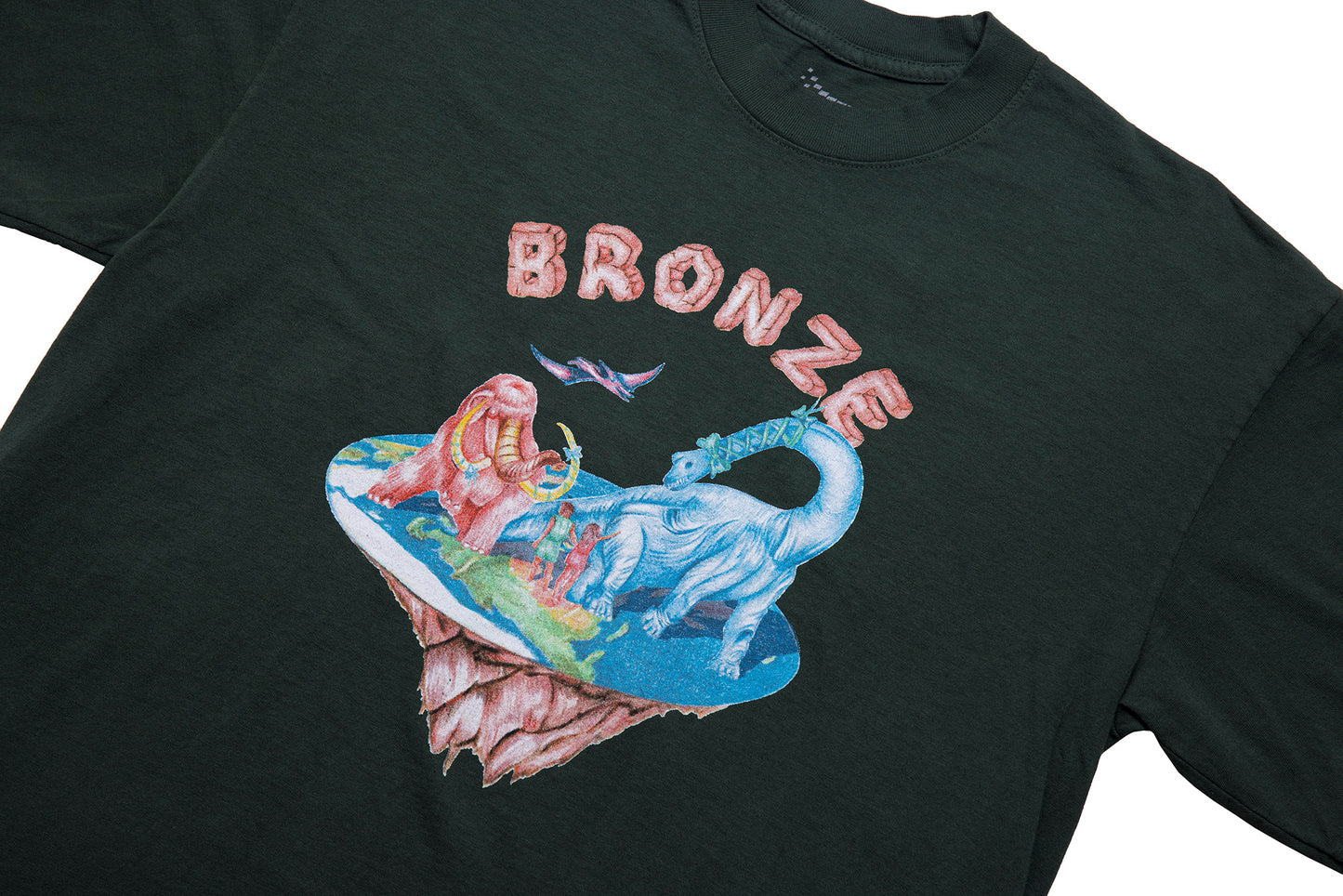 FLAT EARTH TEE FOREST GREEN