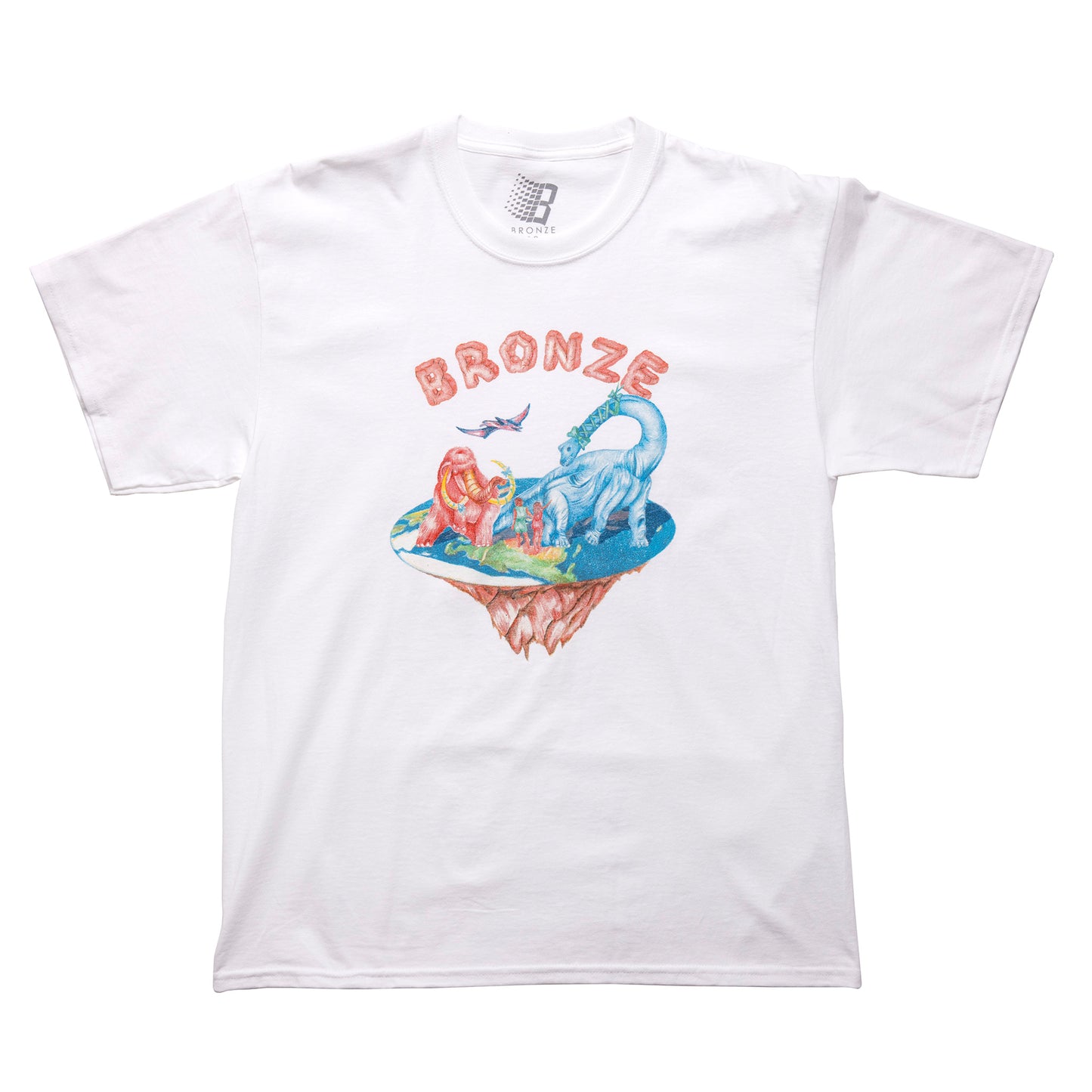 FLAT EARTH TEE WHITE