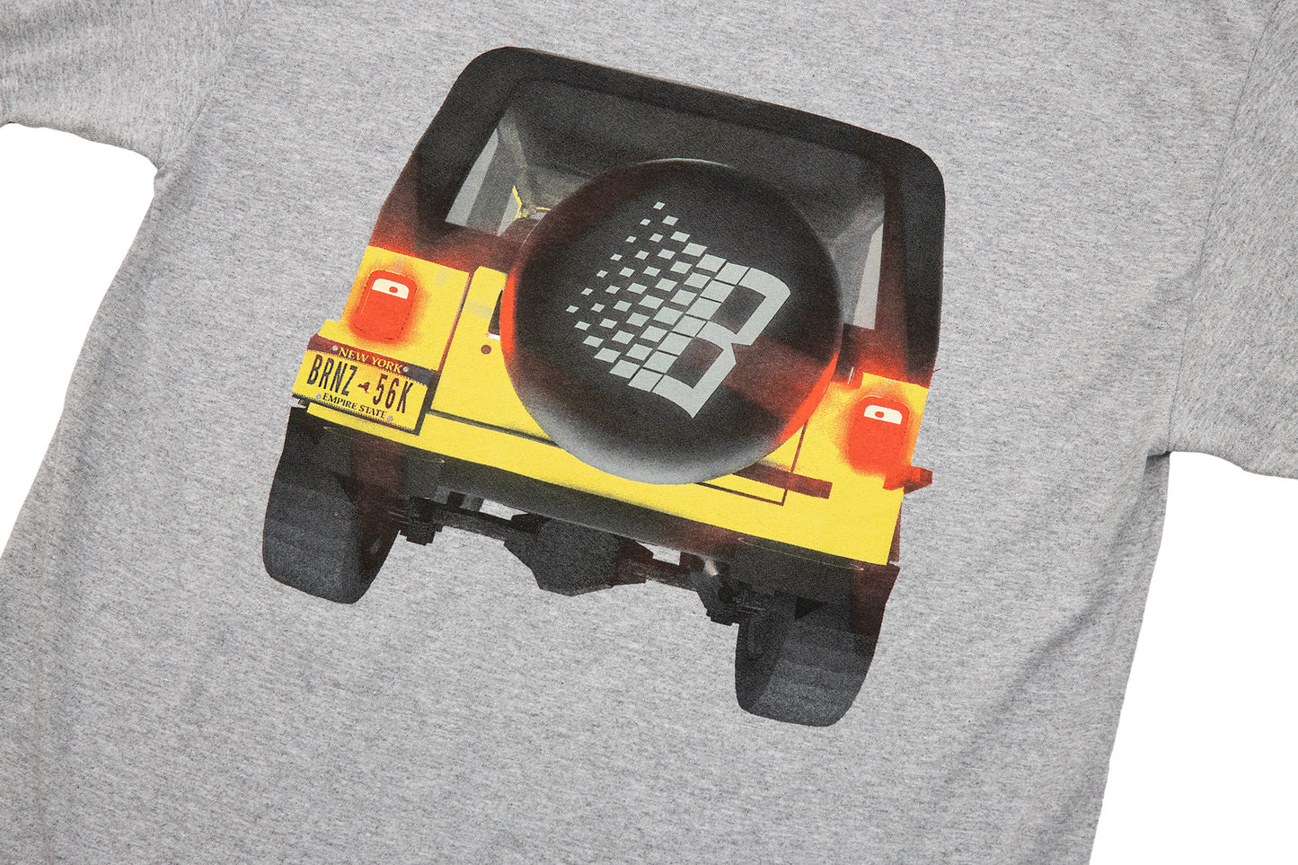 JEEP TEE HEATHER GREY