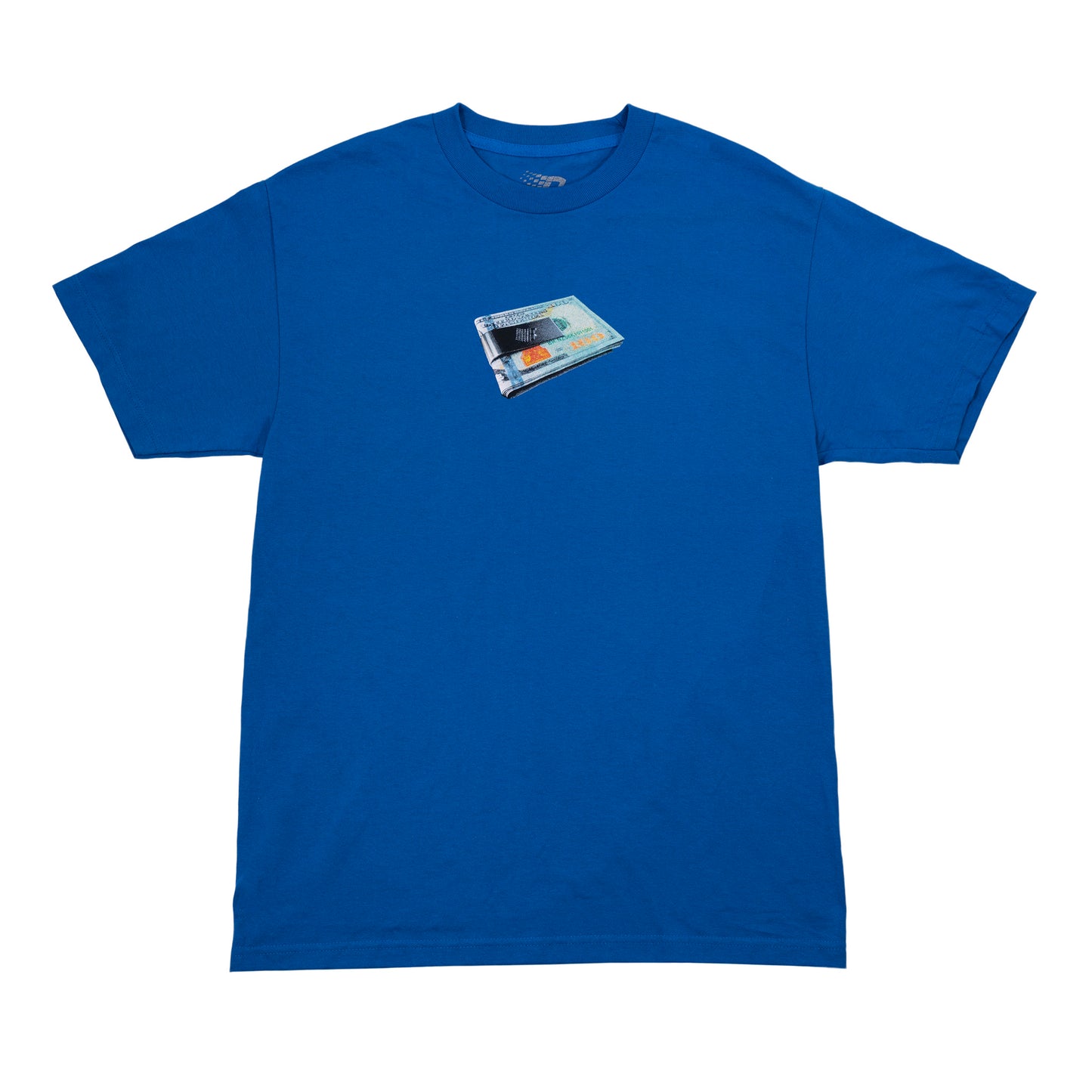 MONEY CLIP TEE ROYAL BLUE