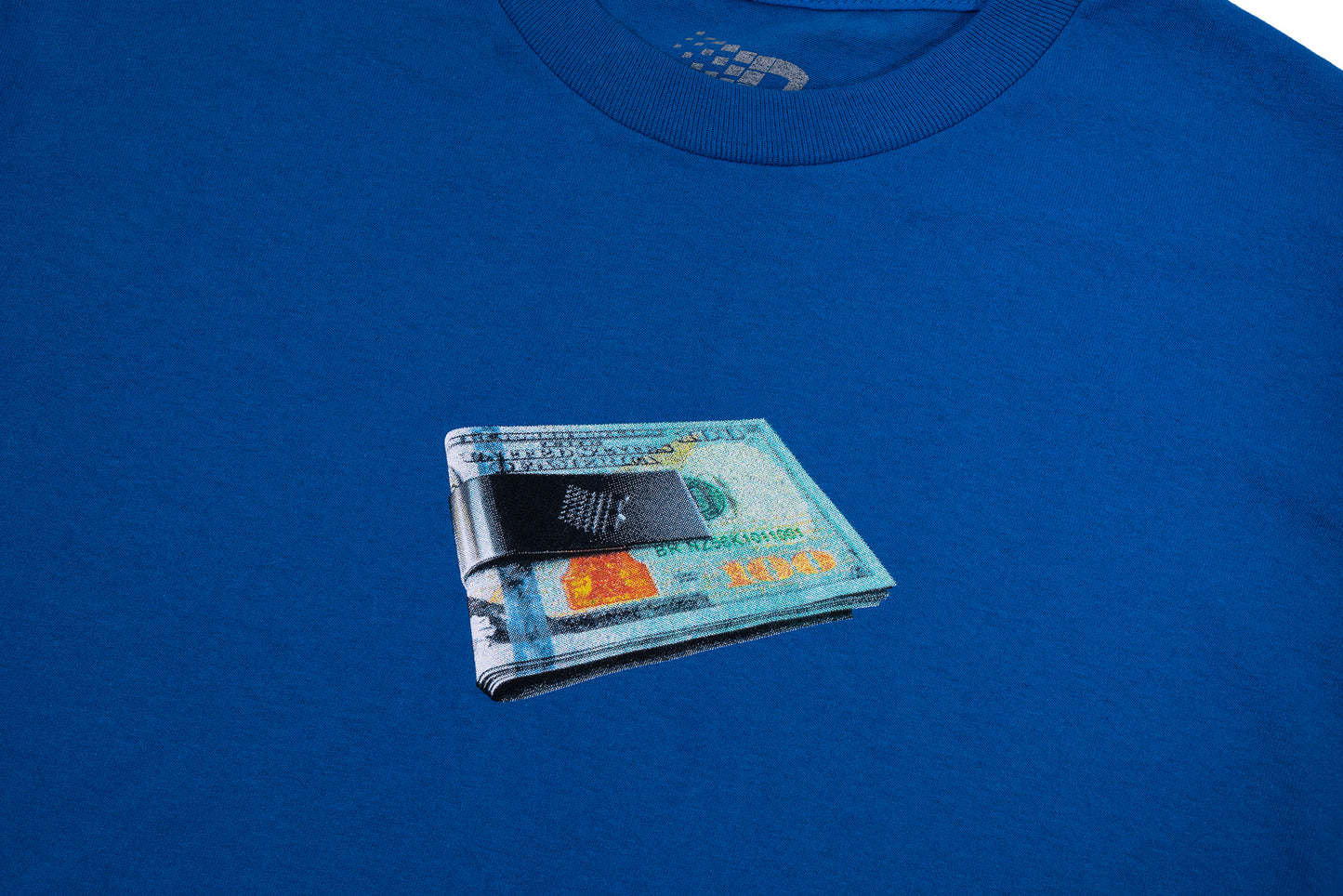 MONEY CLIP TEE ROYAL BLUE