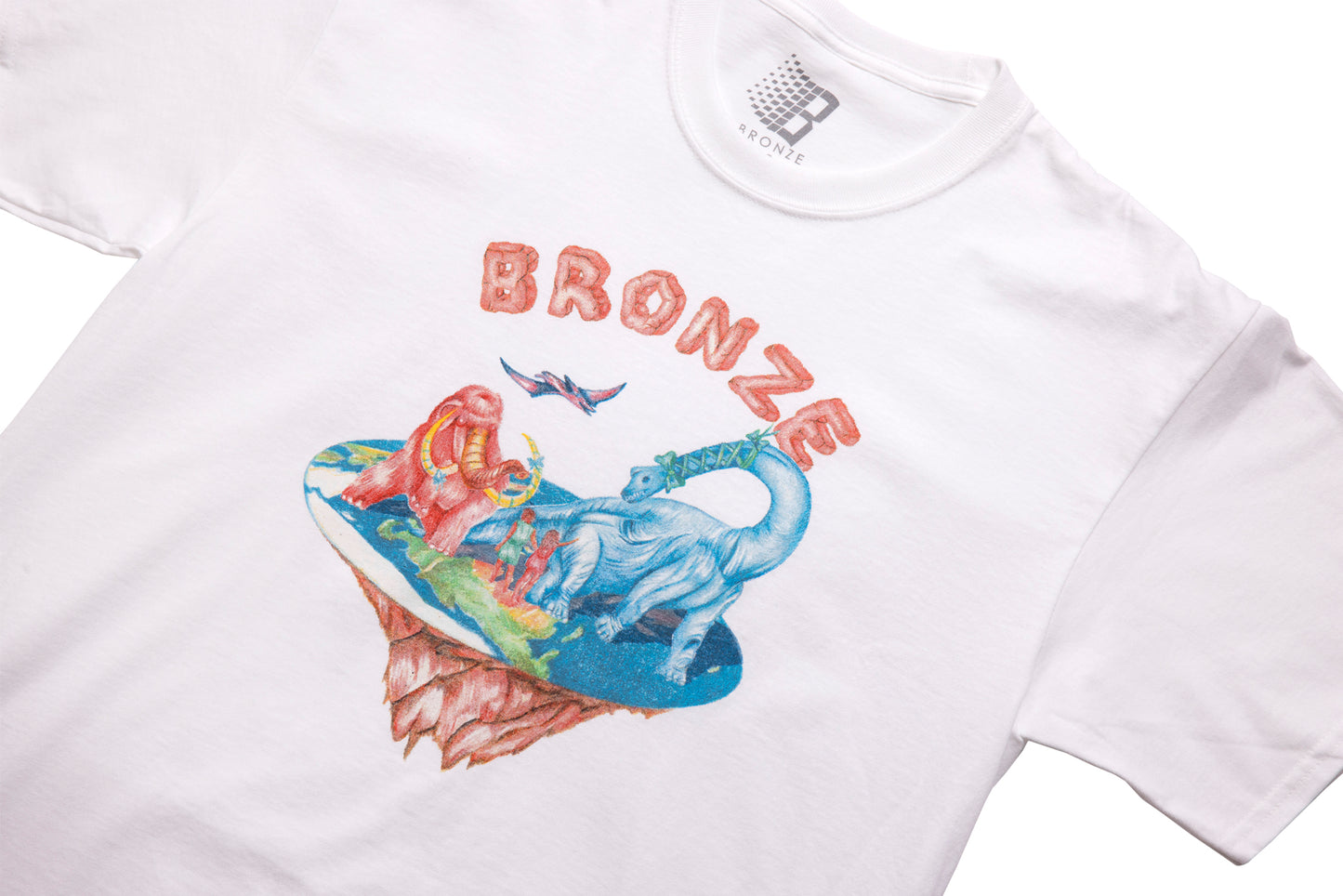 FLAT EARTH TEE WHITE