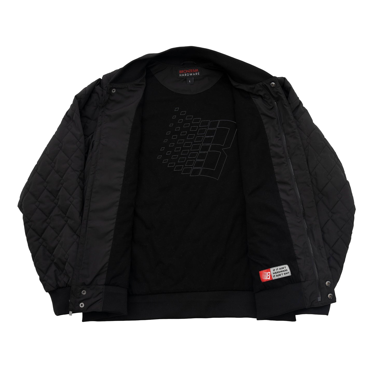 HARDWARE BOMBER JACKET BLACK