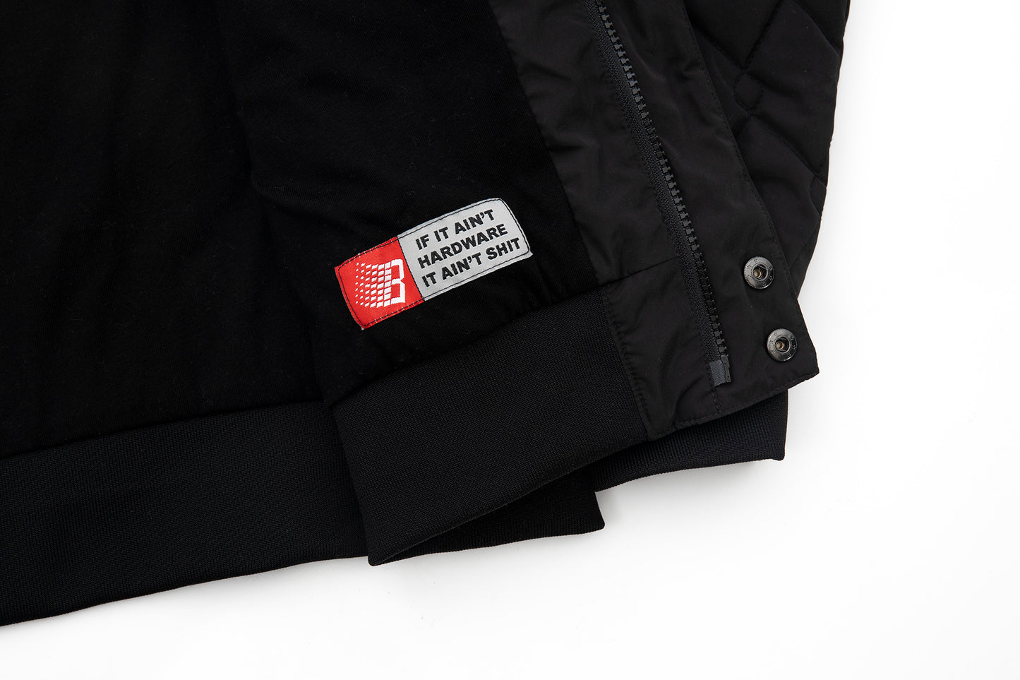 HARDWARE BOMBER JACKET BLACK