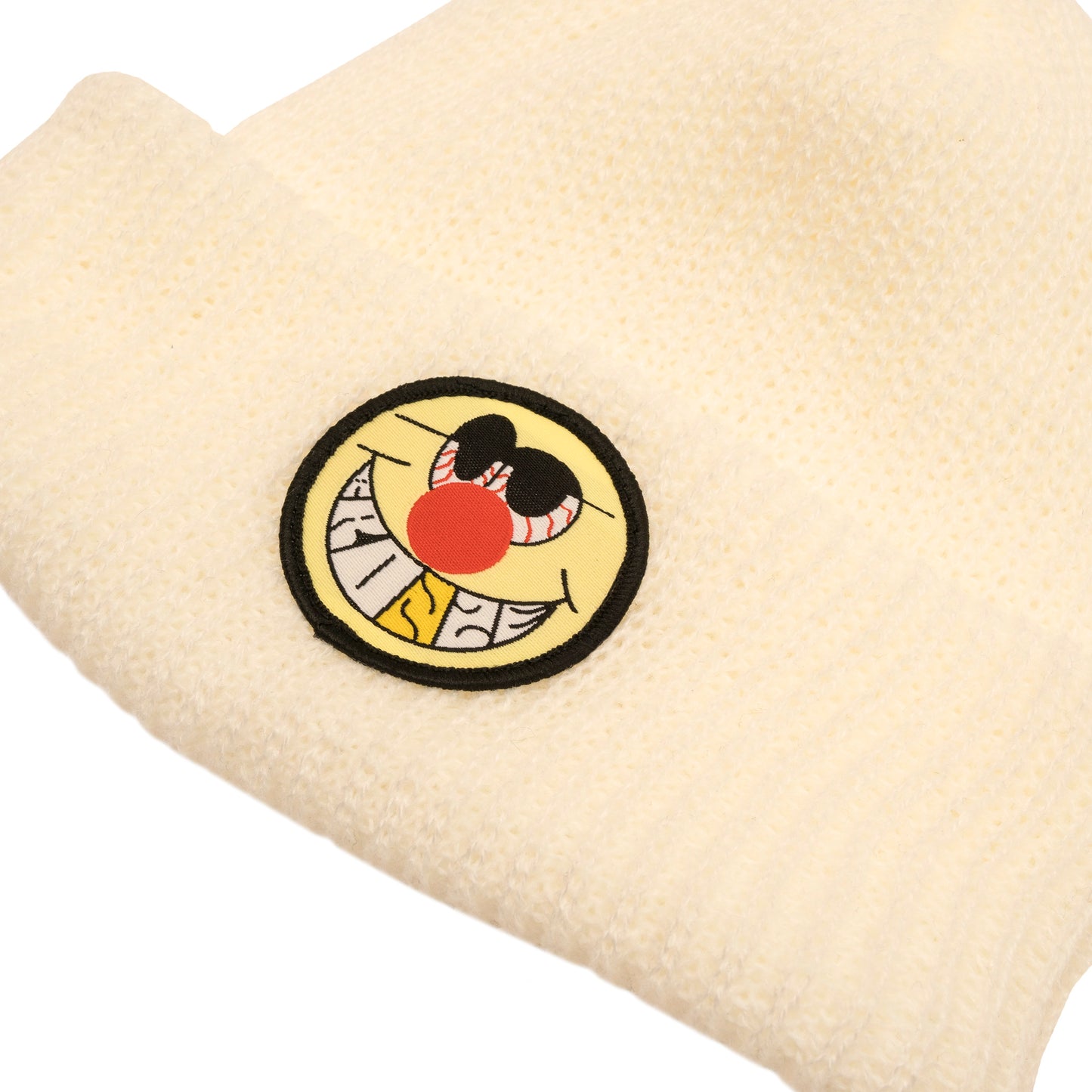 HIGH AS FUCK BEANIE CREAM