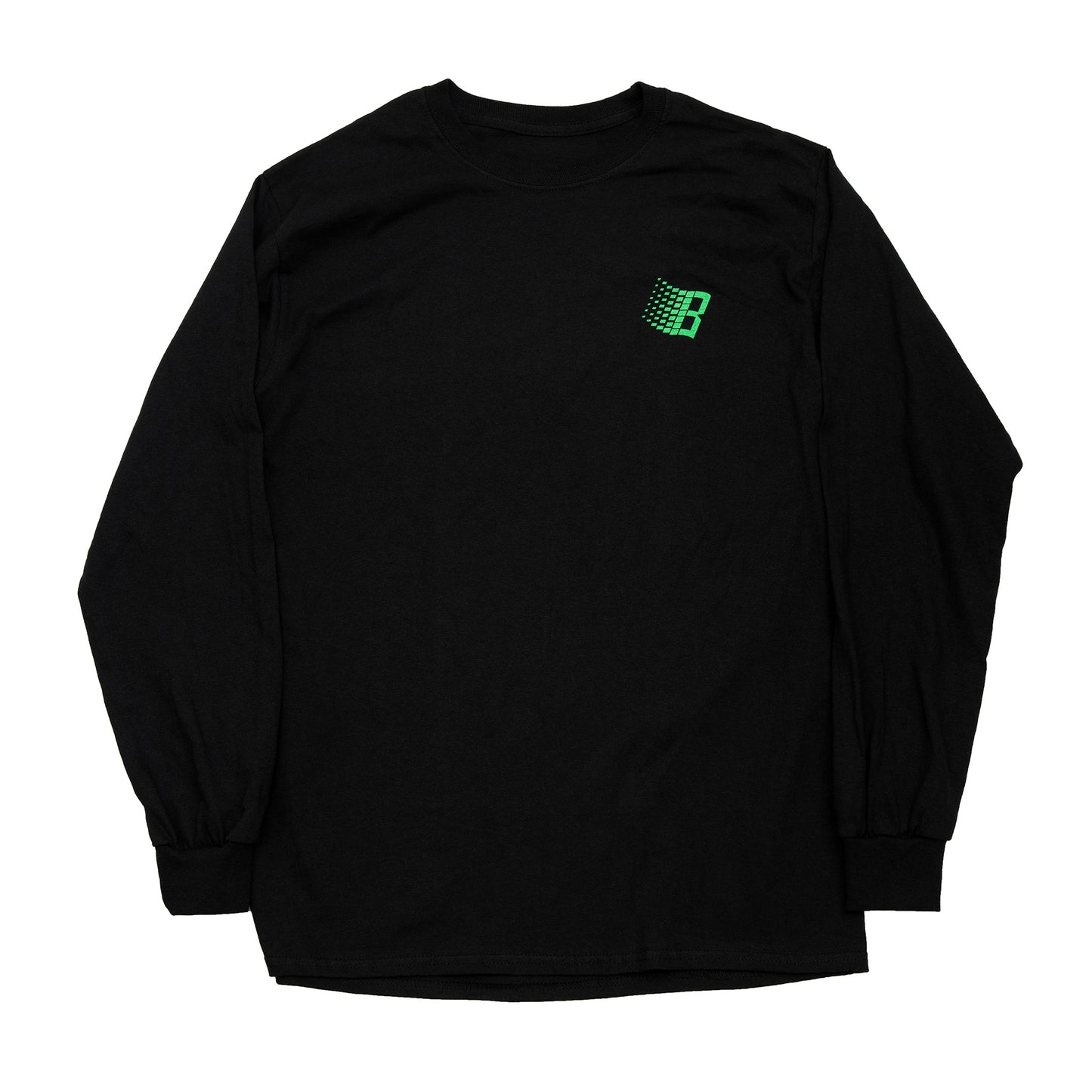 B LOGO BINARY LONGSLEEVE BLACK