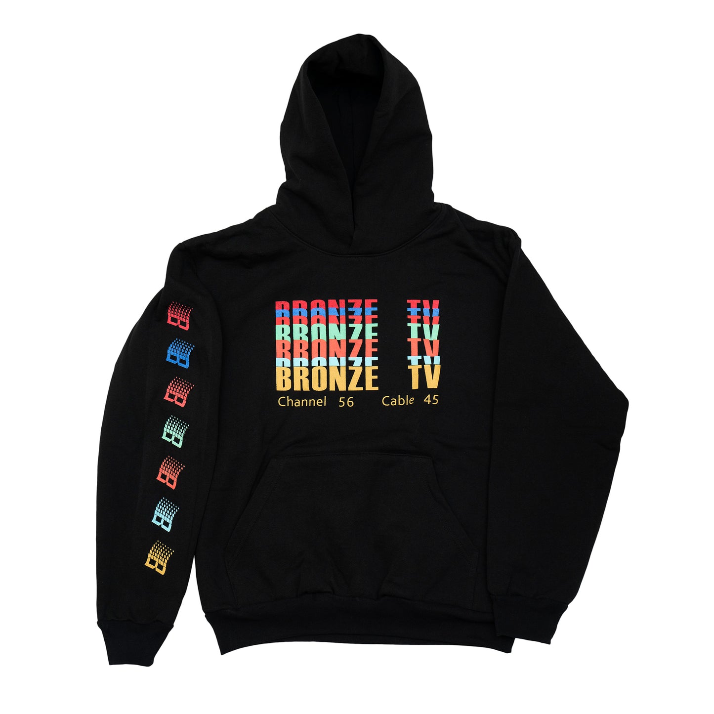 BRONZE TV HOODY BLACK