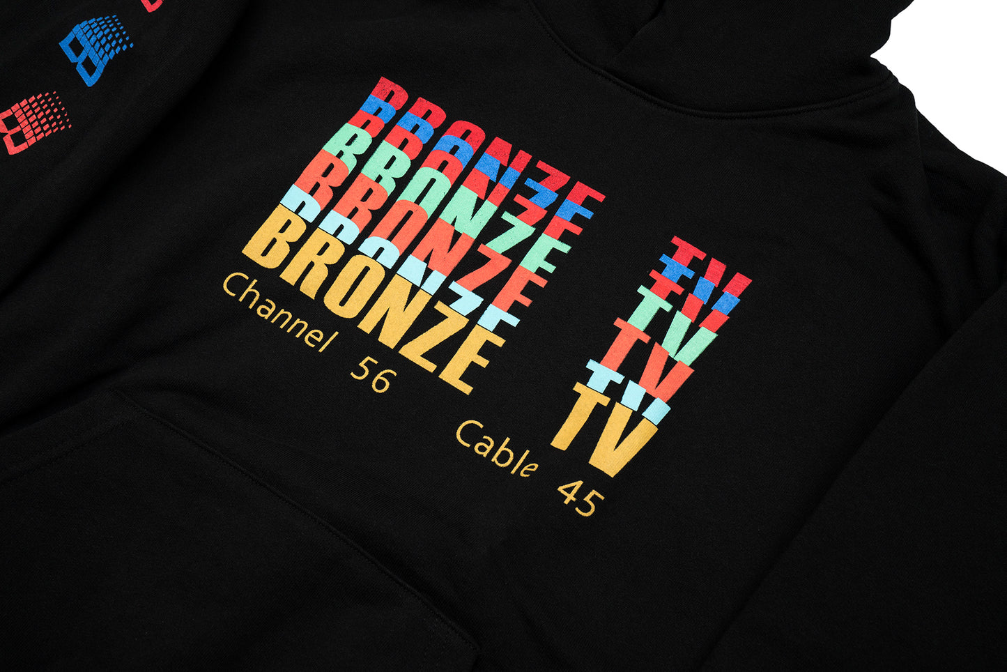 BRONZE TV HOODY BLACK