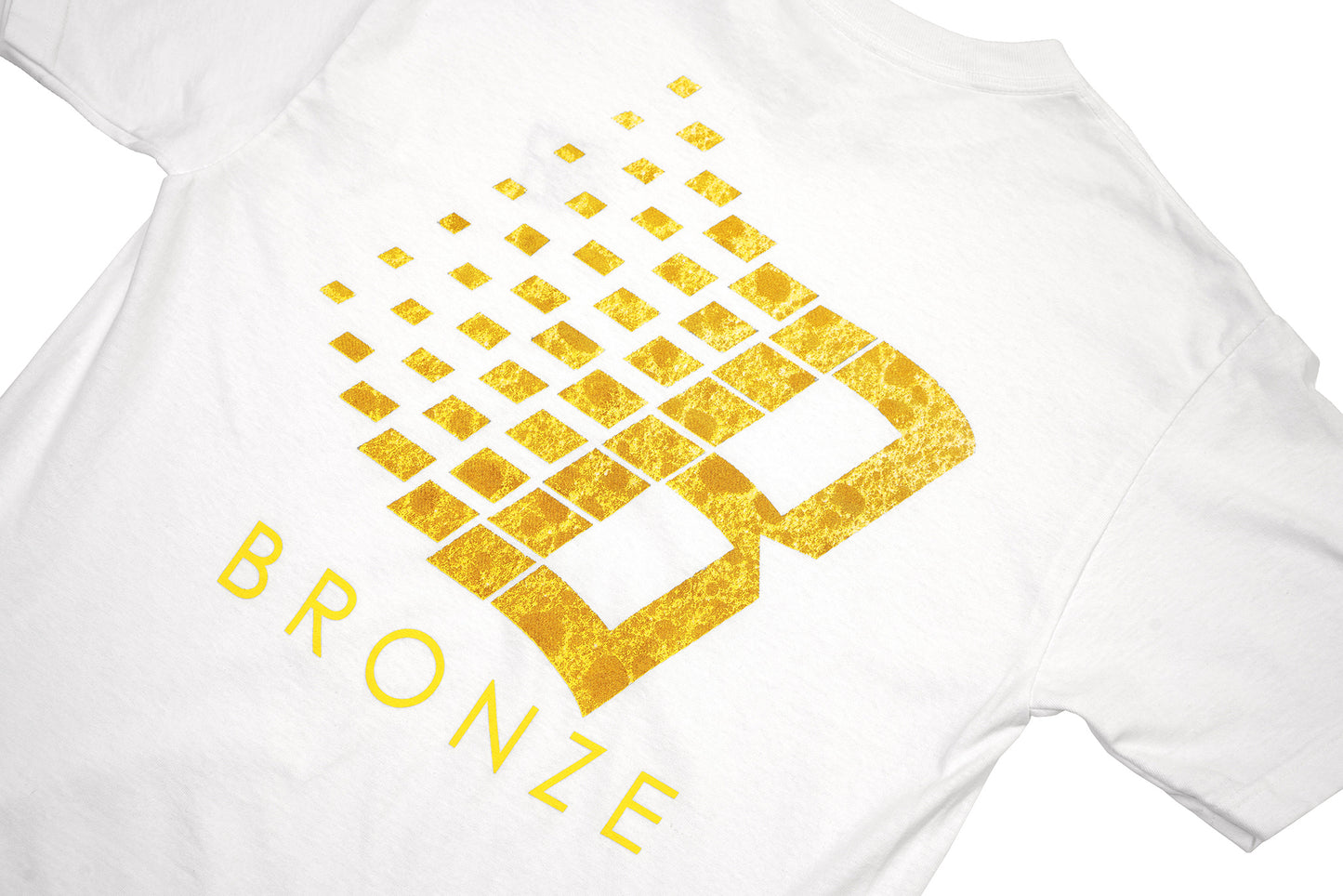 B LOGO SPONGE TEE WHITE