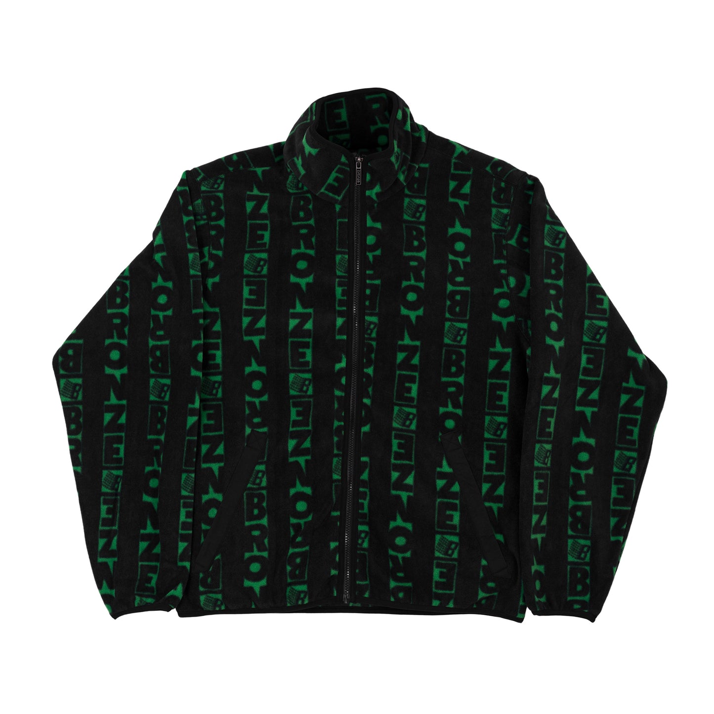 VERT FLEECE BLACK/GREEN