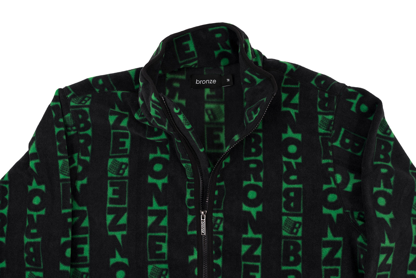 VERT FLEECE BLACK/GREEN