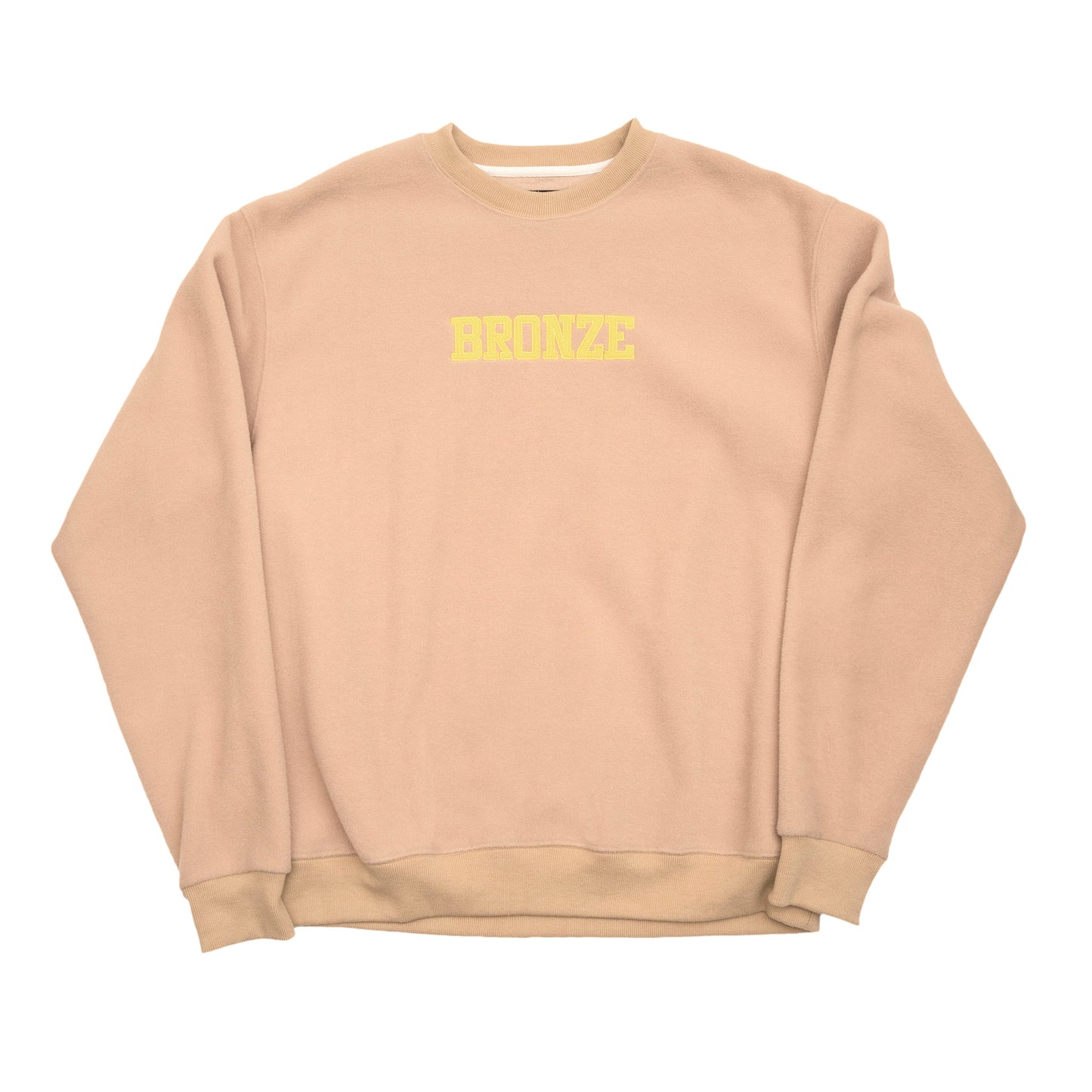 BRONZE FLEECE CREWNECK SAND