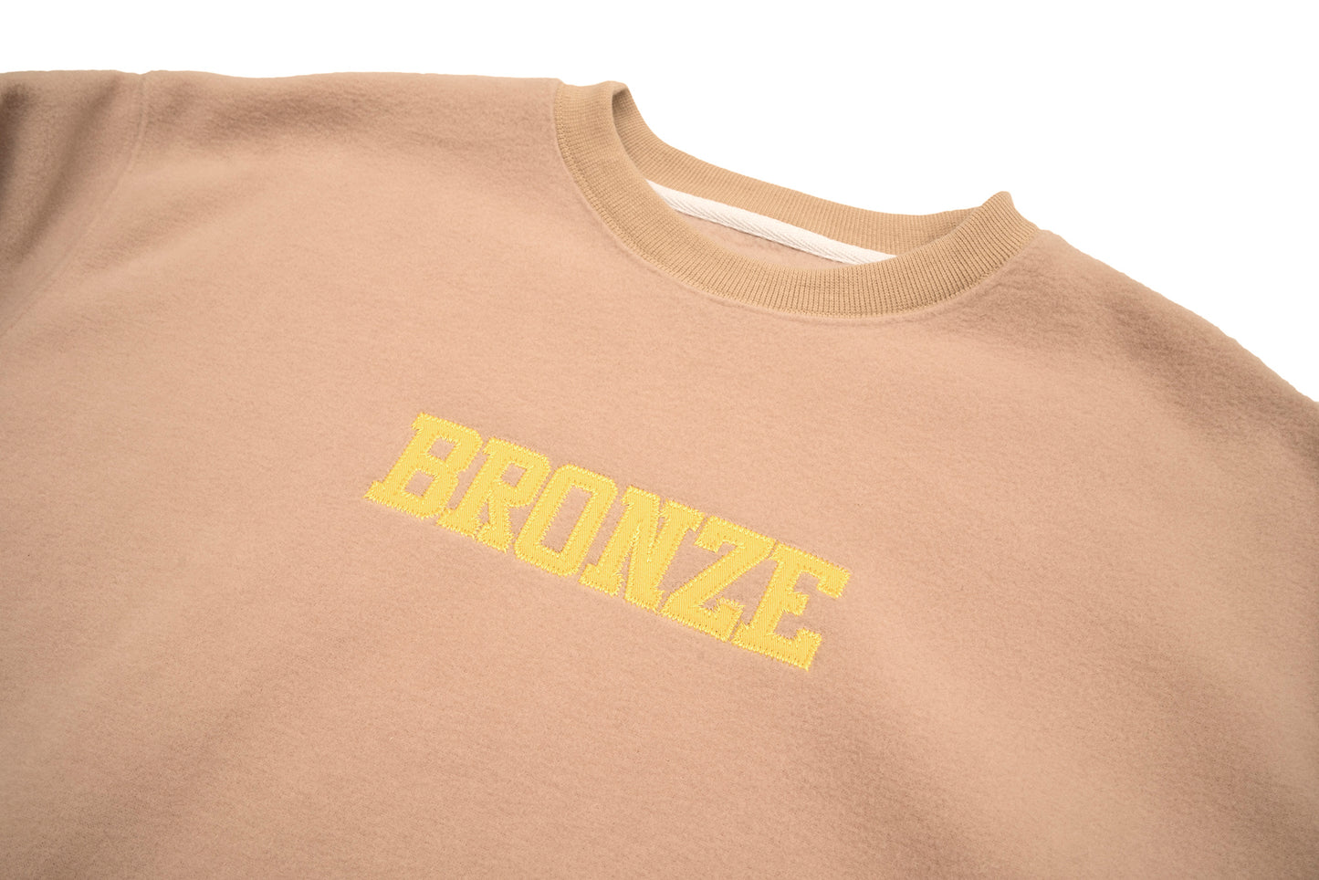 BRONZE FLEECE CREWNECK SAND