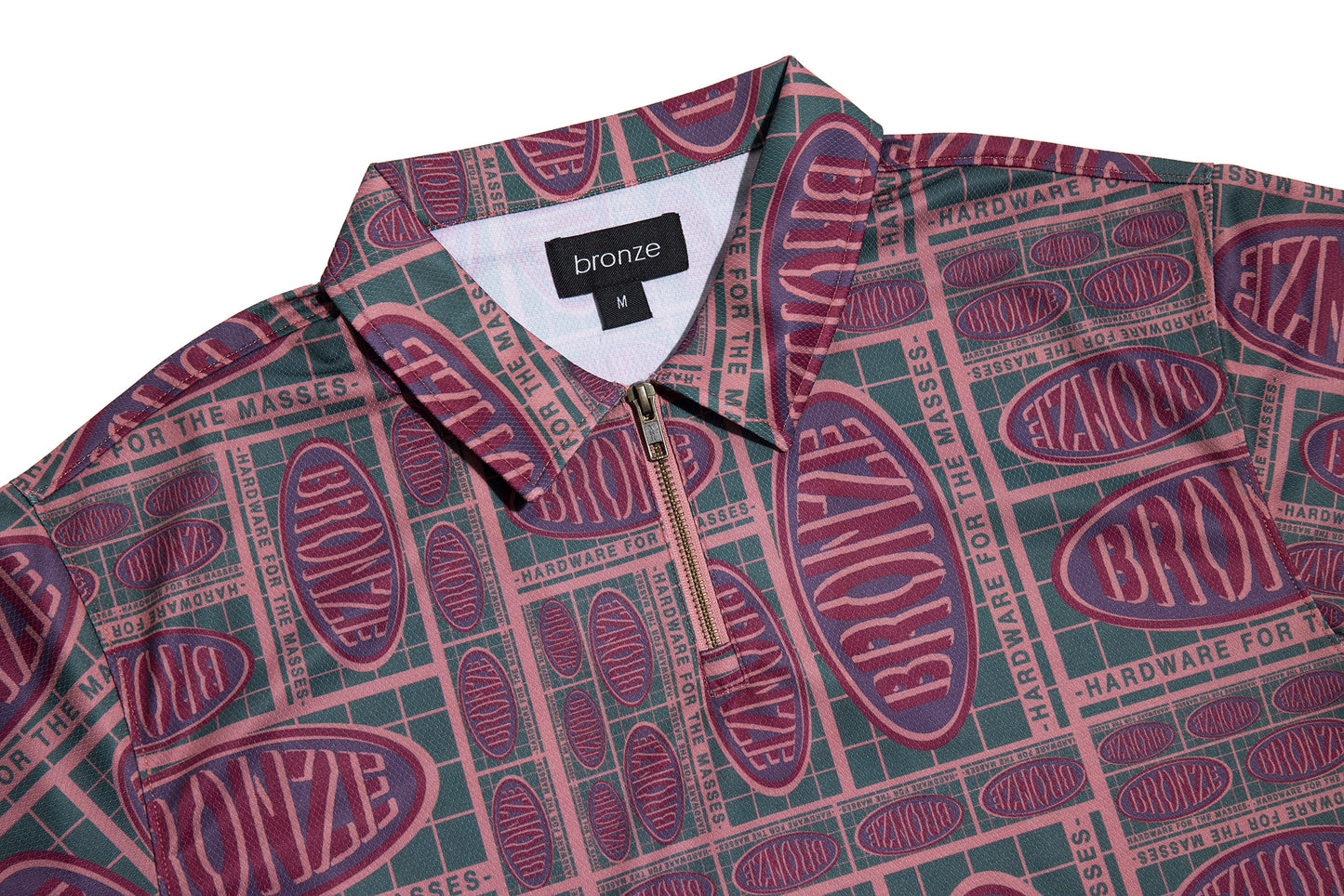 MASSES ZIP POLO MAUVE
