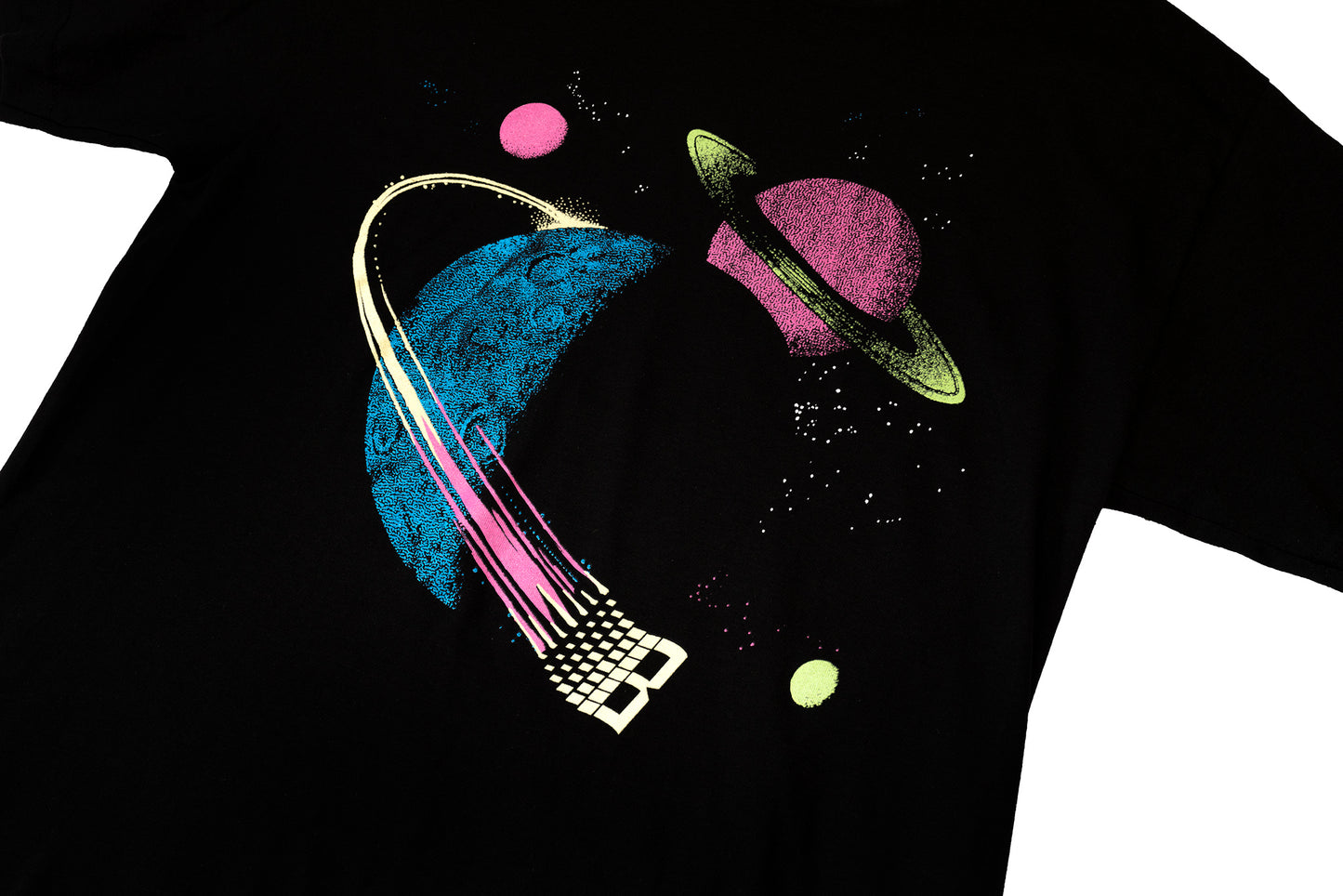 GLOW UP GALAXY TEE BLACK